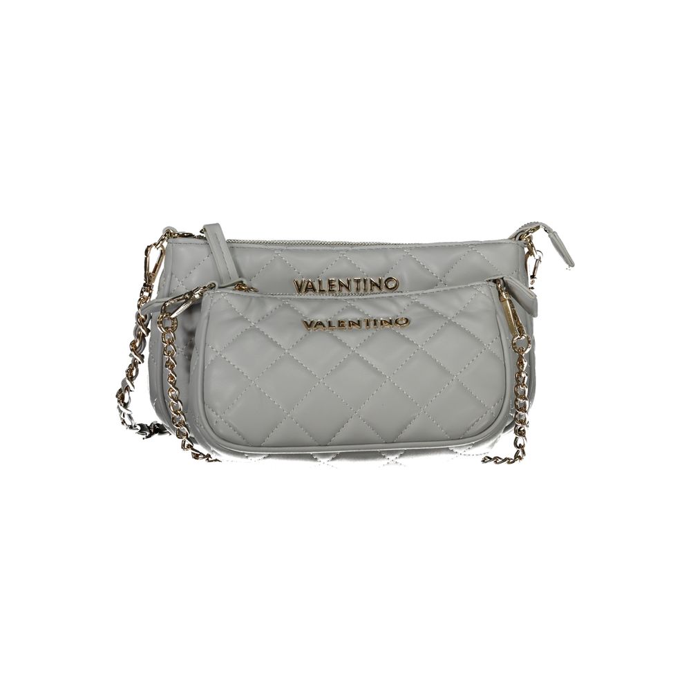 Gray Polyethylene Handbag Bag