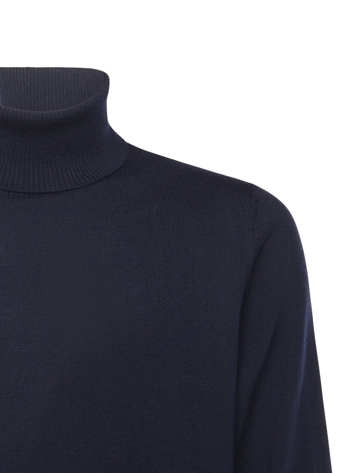 Fay Sweaters Blue Virgin Wool
