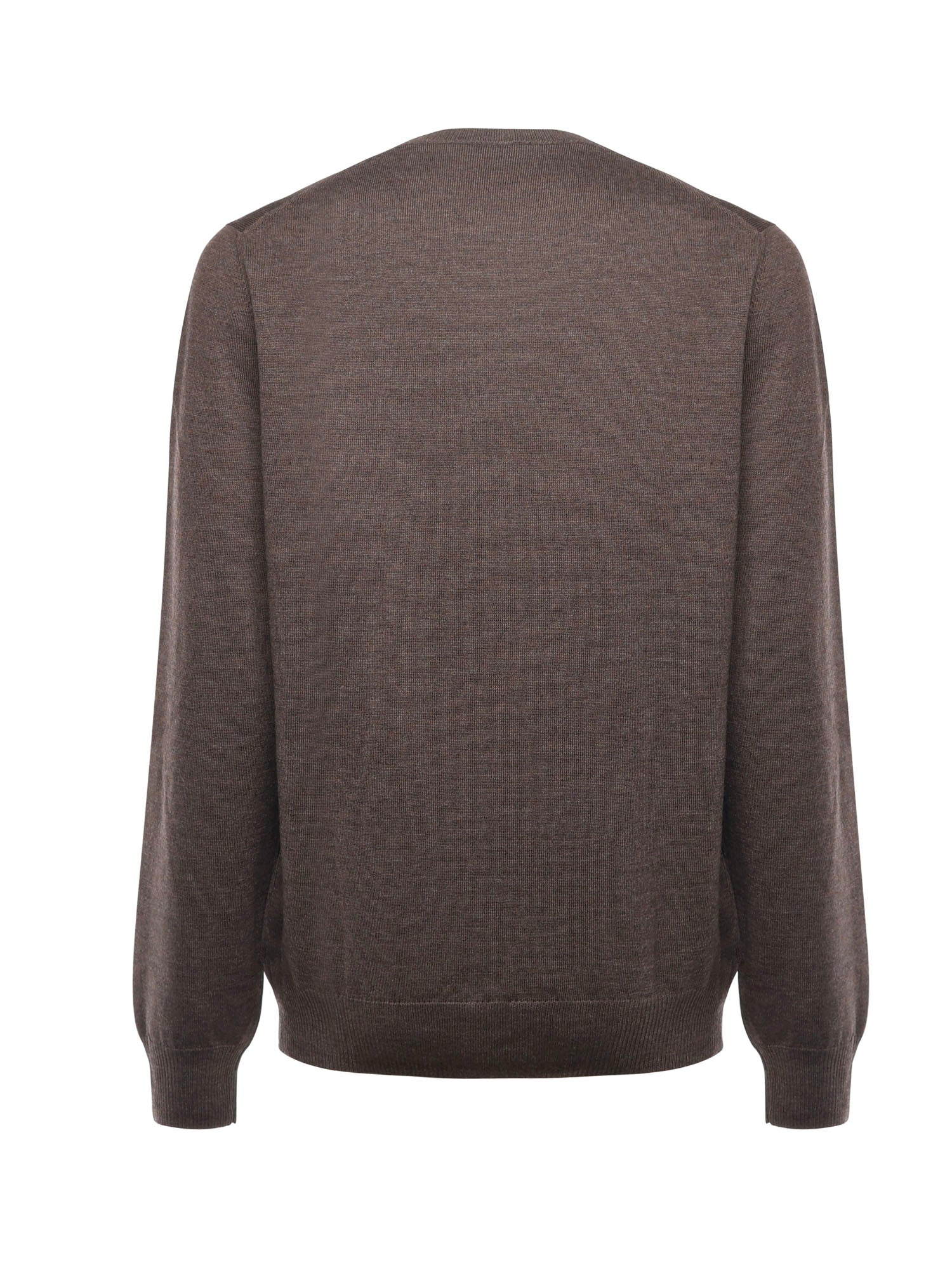 Fay Sweaters Brown Virgin Wool