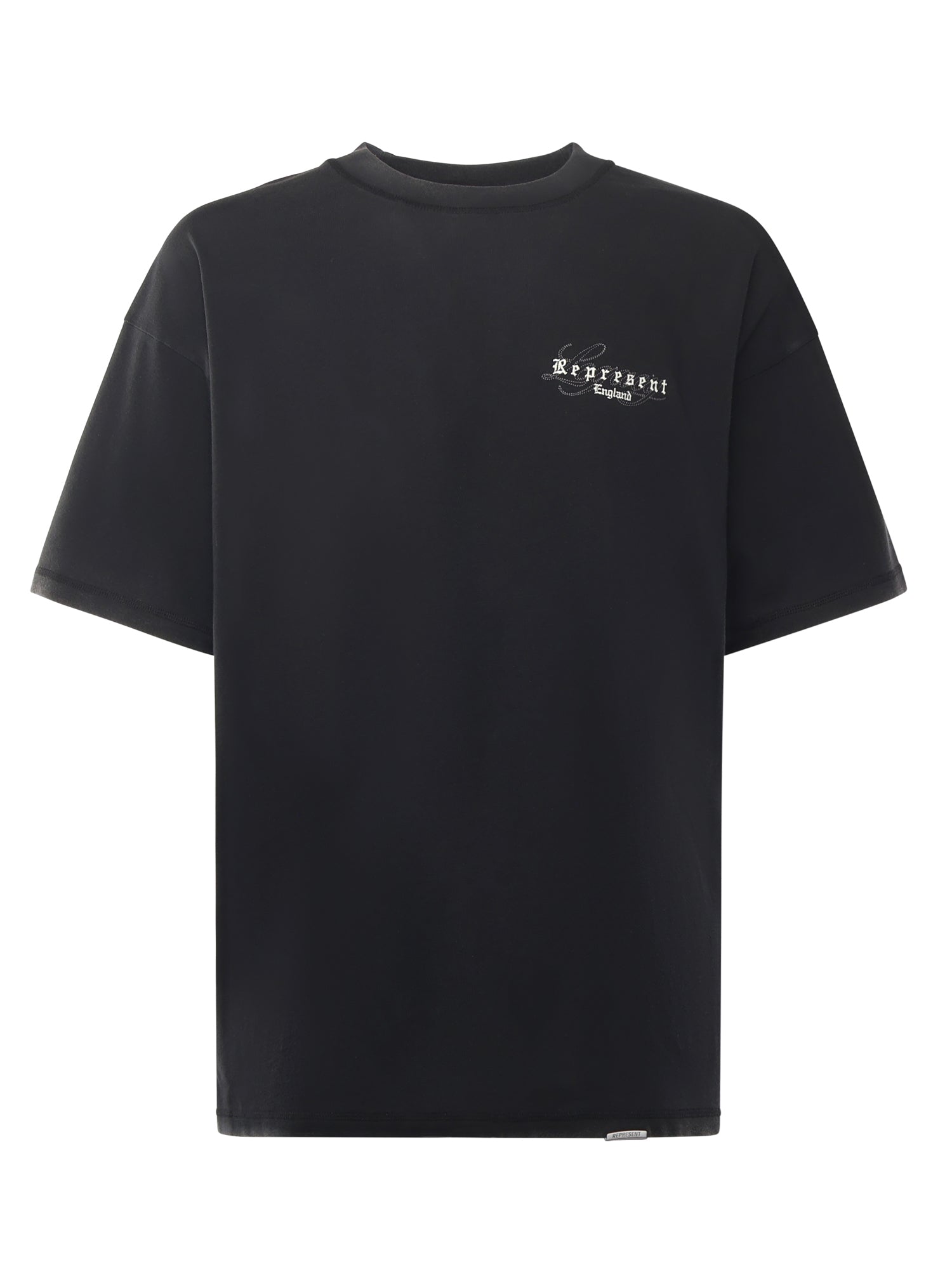 Represent T-shirts and Polos Black Cotton