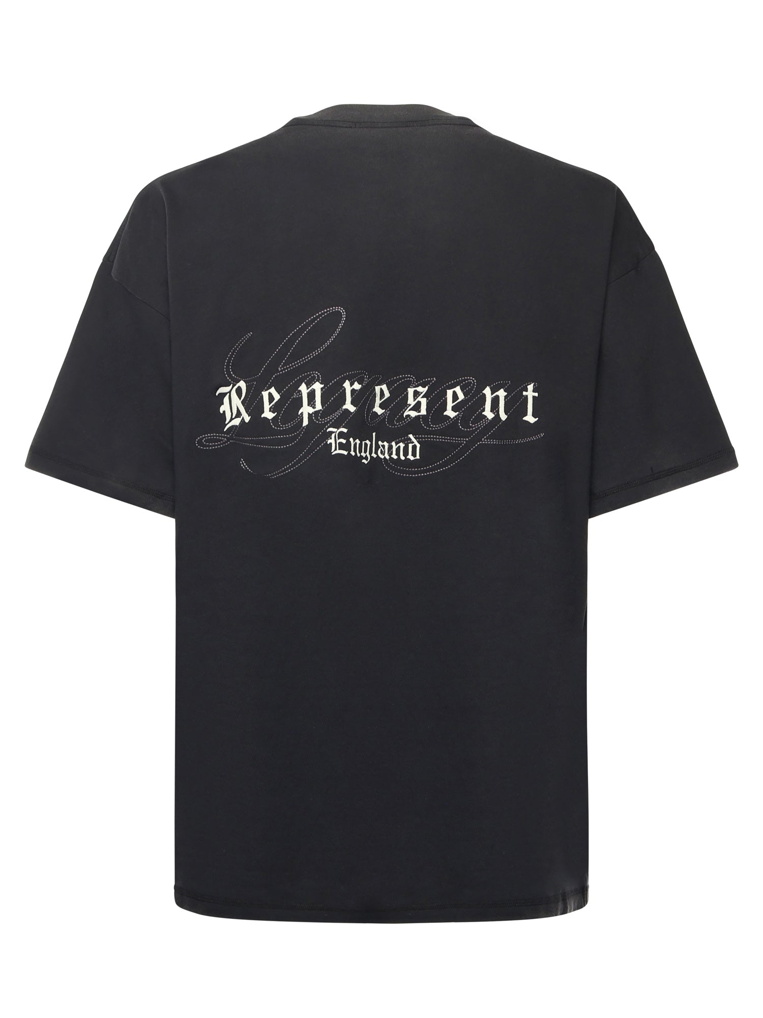 Represent T-shirts and Polos Black Cotton