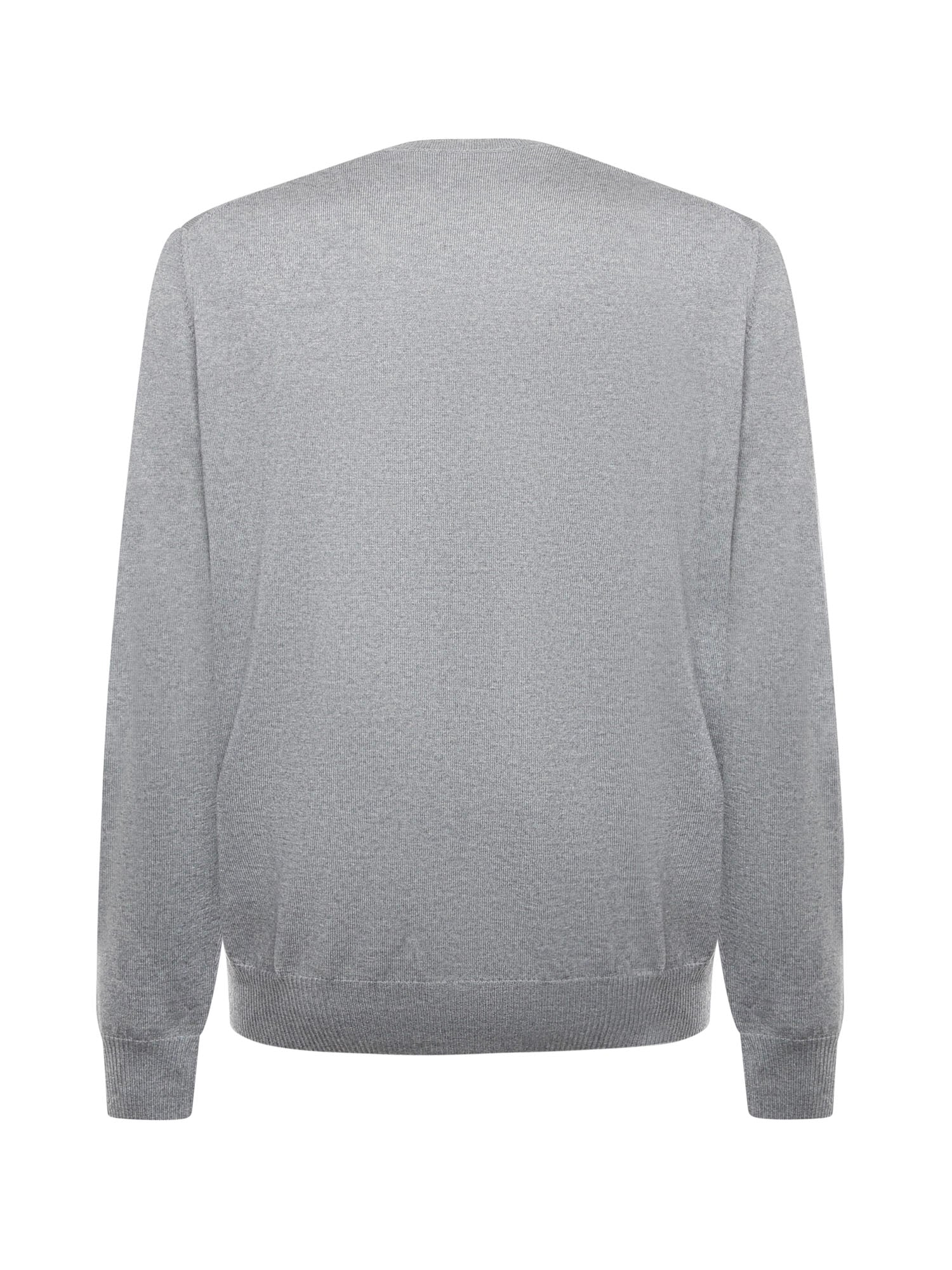 Fay Sweaters Grey Virgin Wool