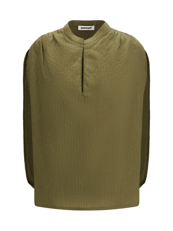 Blouse Tracy Olive Modal Shirt