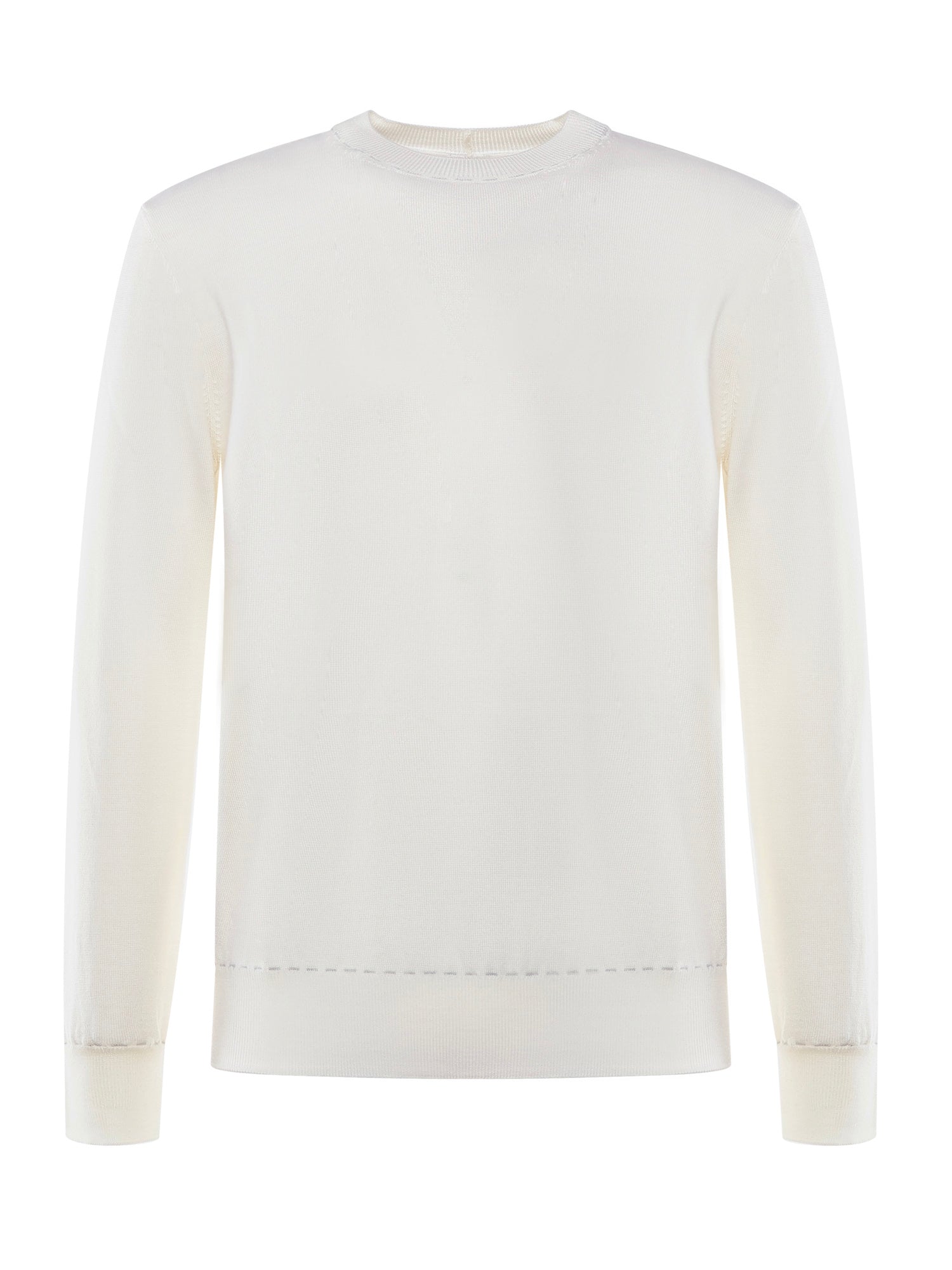 Eleventy Sweaters Ivory, Gray Virgin Wool
