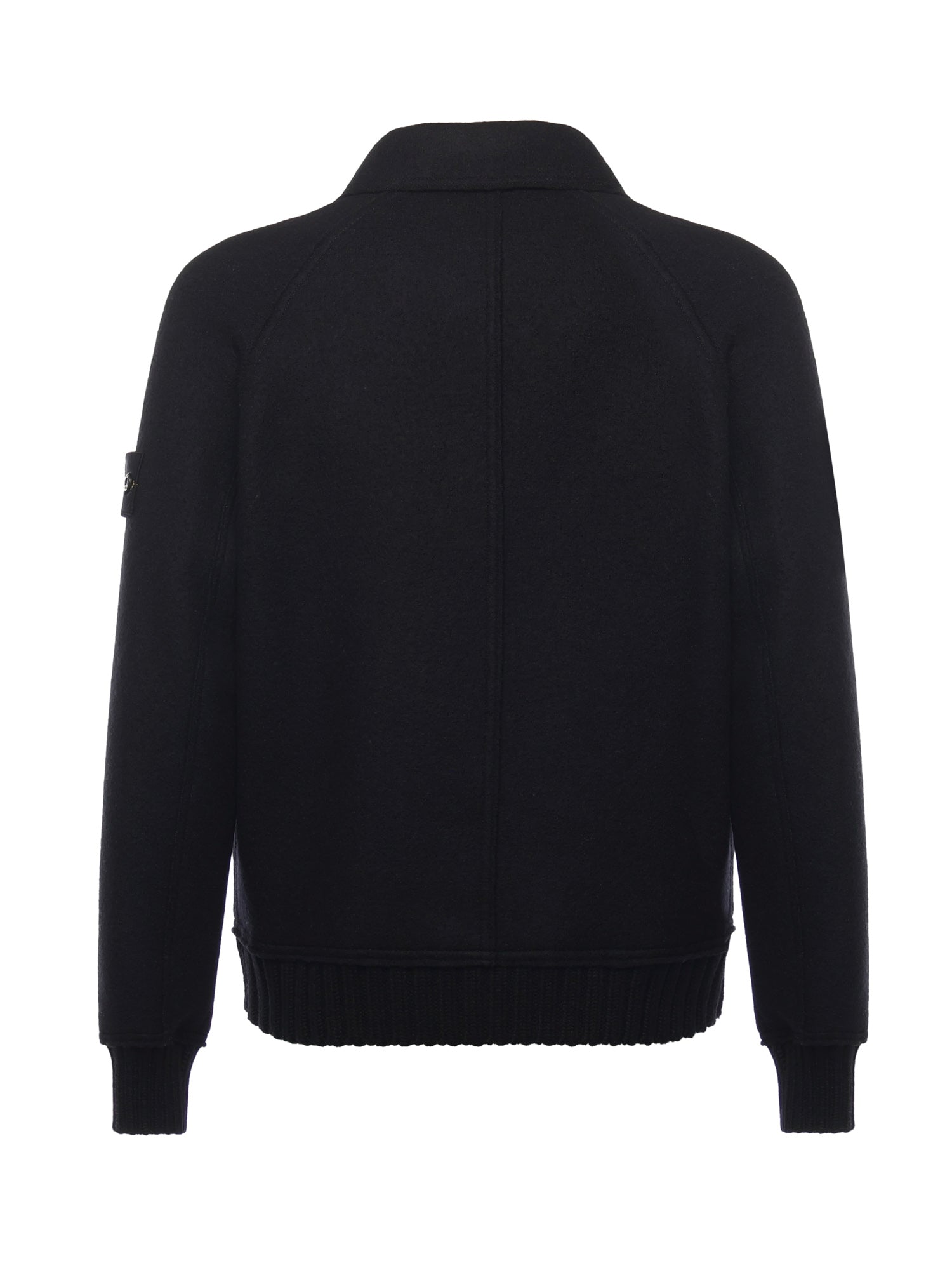 Stone Island Jackets Black Virgin Wool