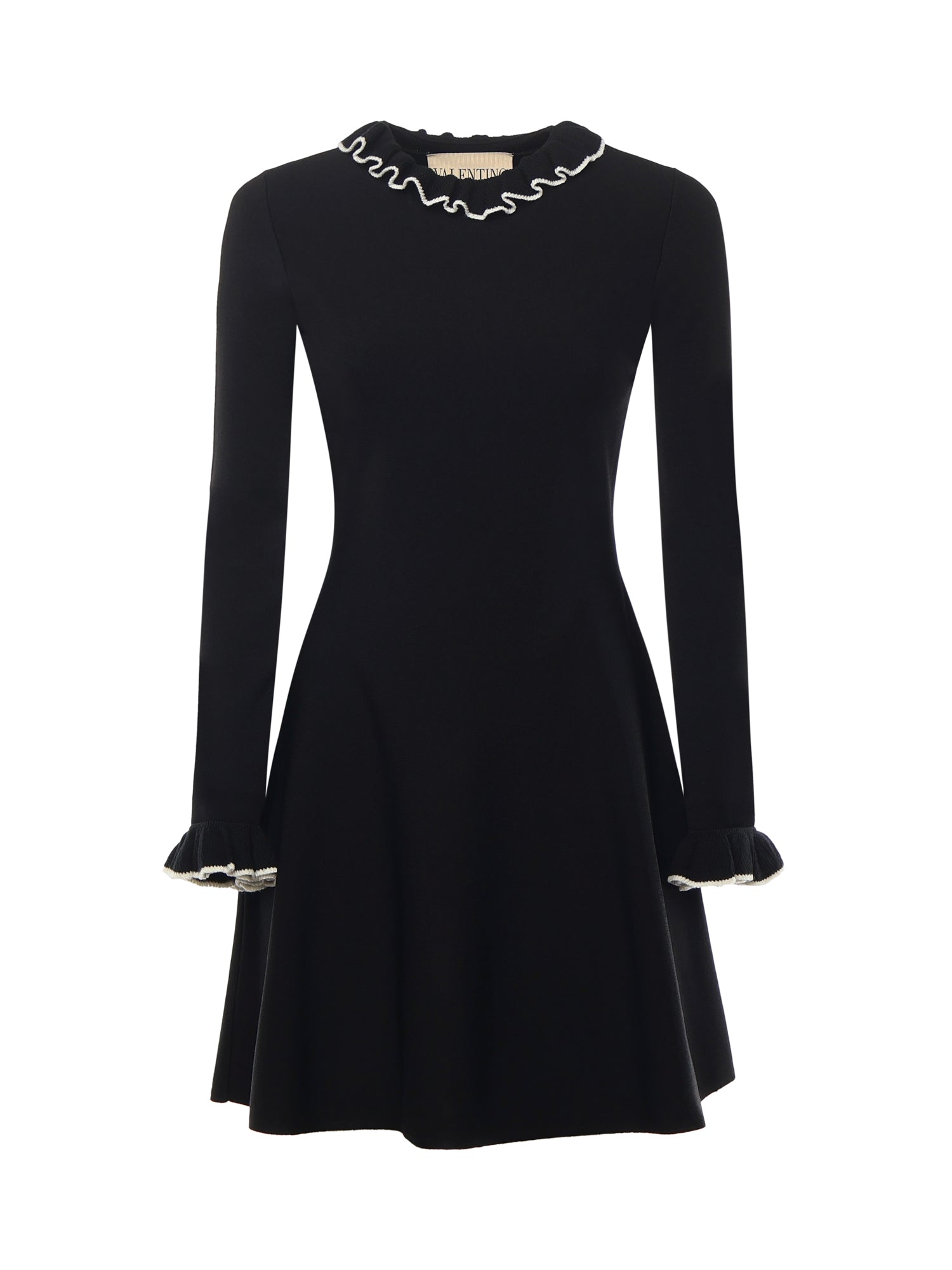 Valentino Garavani Dresses Black/ivory Viscose