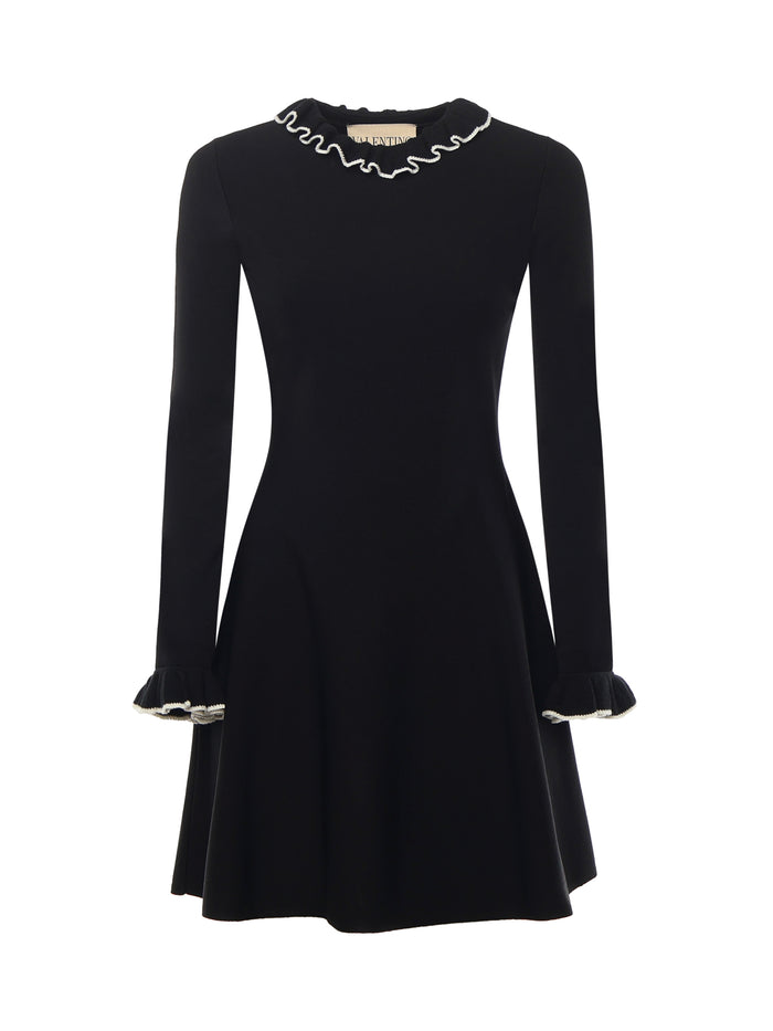 Valentino Garavani Dresses Black/ivory Viscose