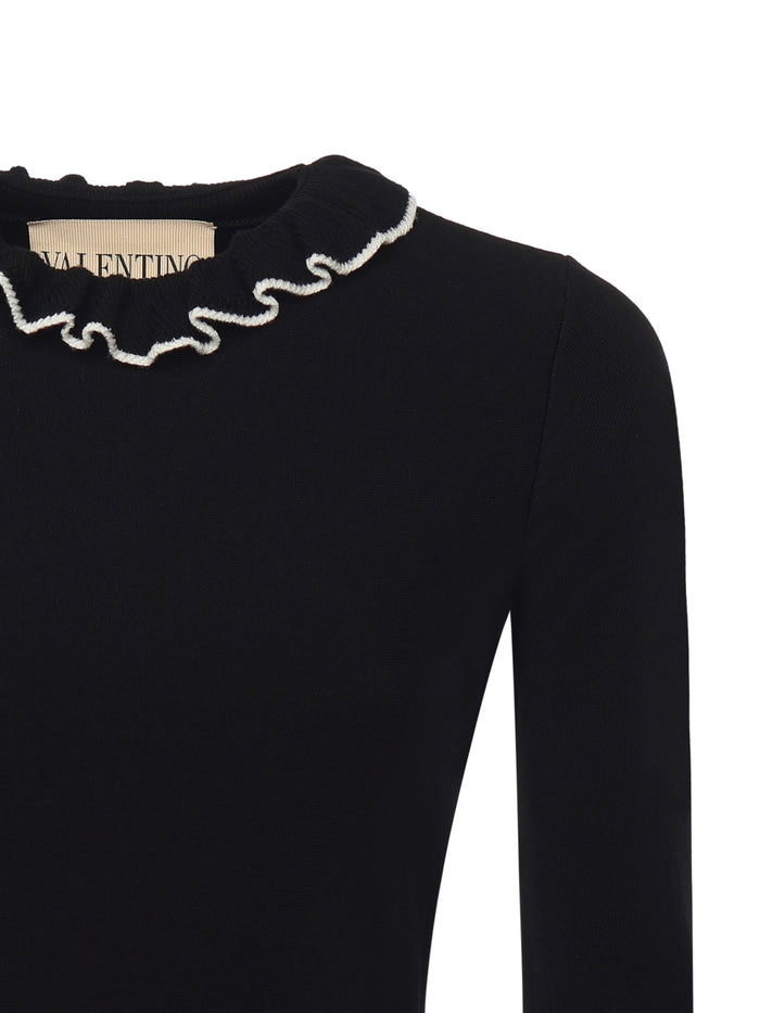 Valentino Garavani Dresses Black/ivory Viscose