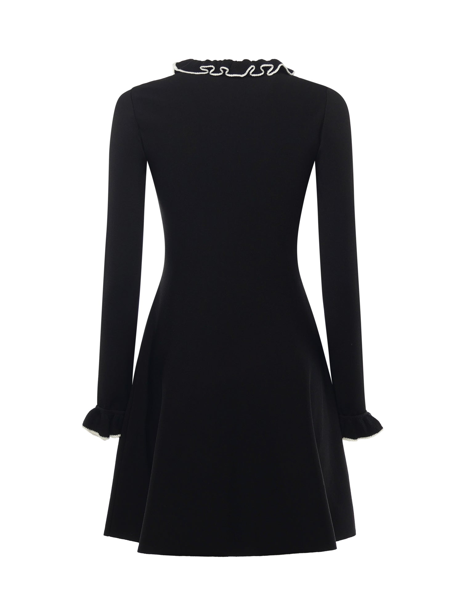 Valentino Garavani Dresses Black/ivory Viscose