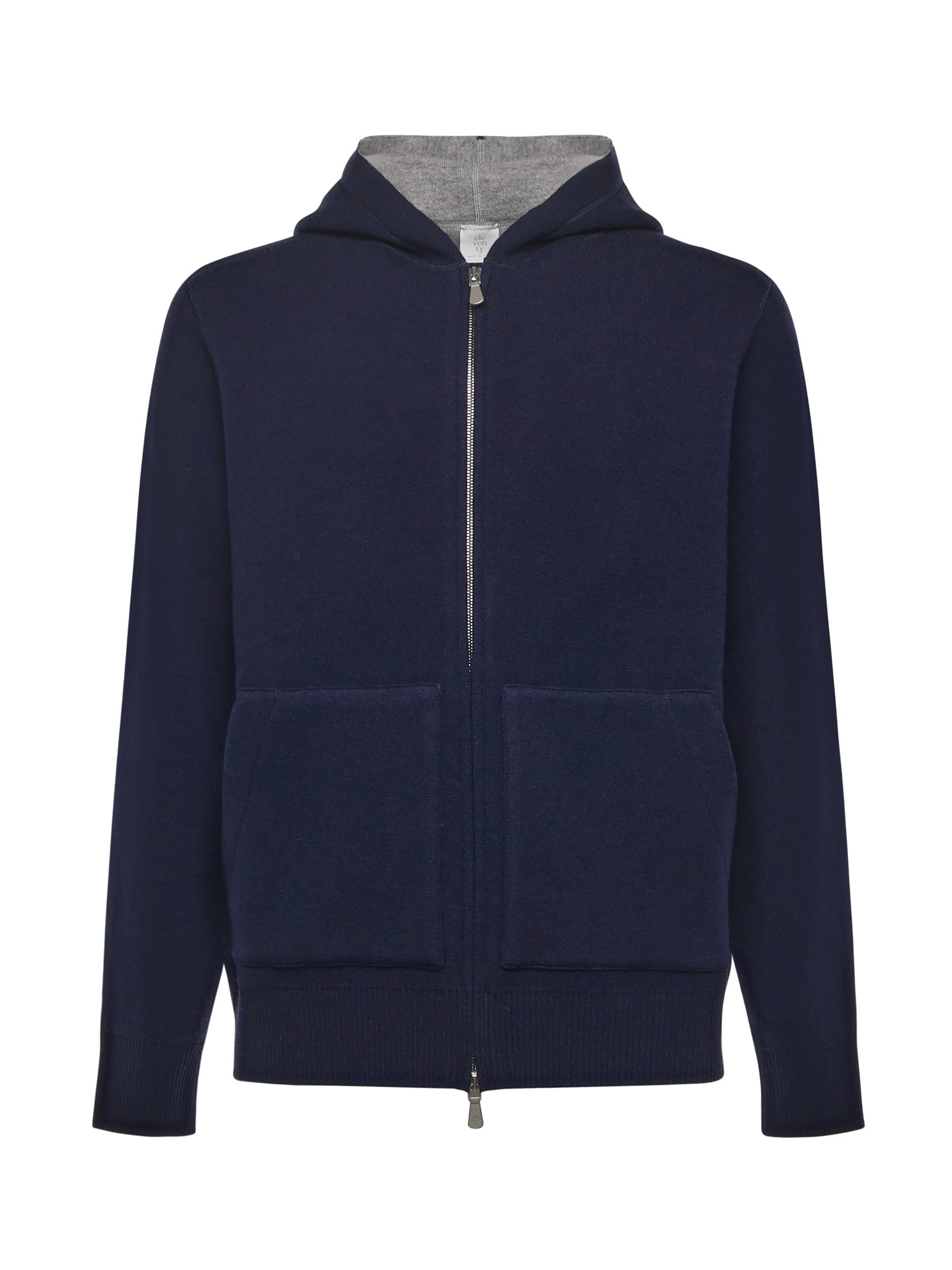 Eleventy Sweaters Blue, Gray Wool