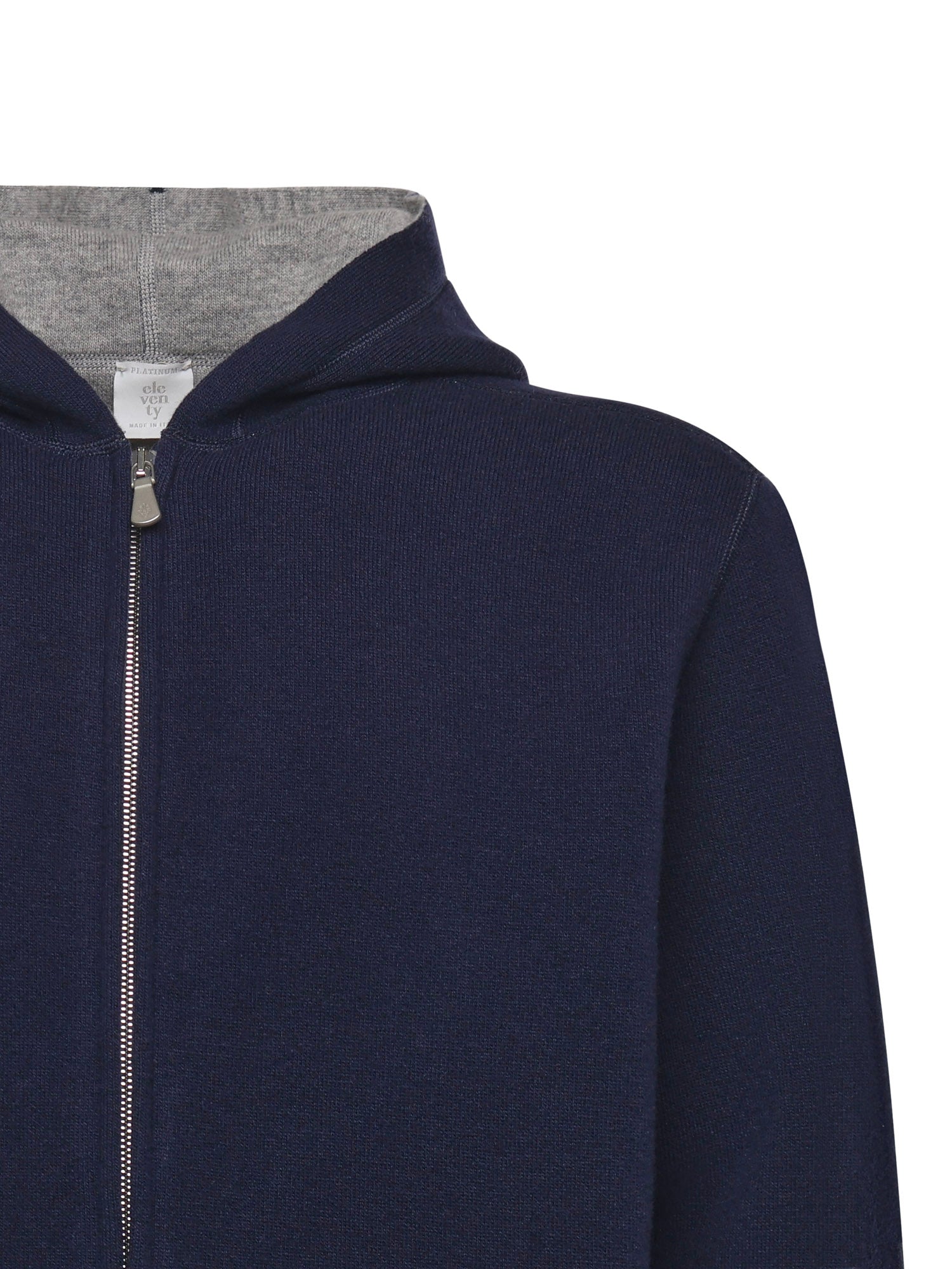 Eleventy Sweaters Blue, Gray Wool