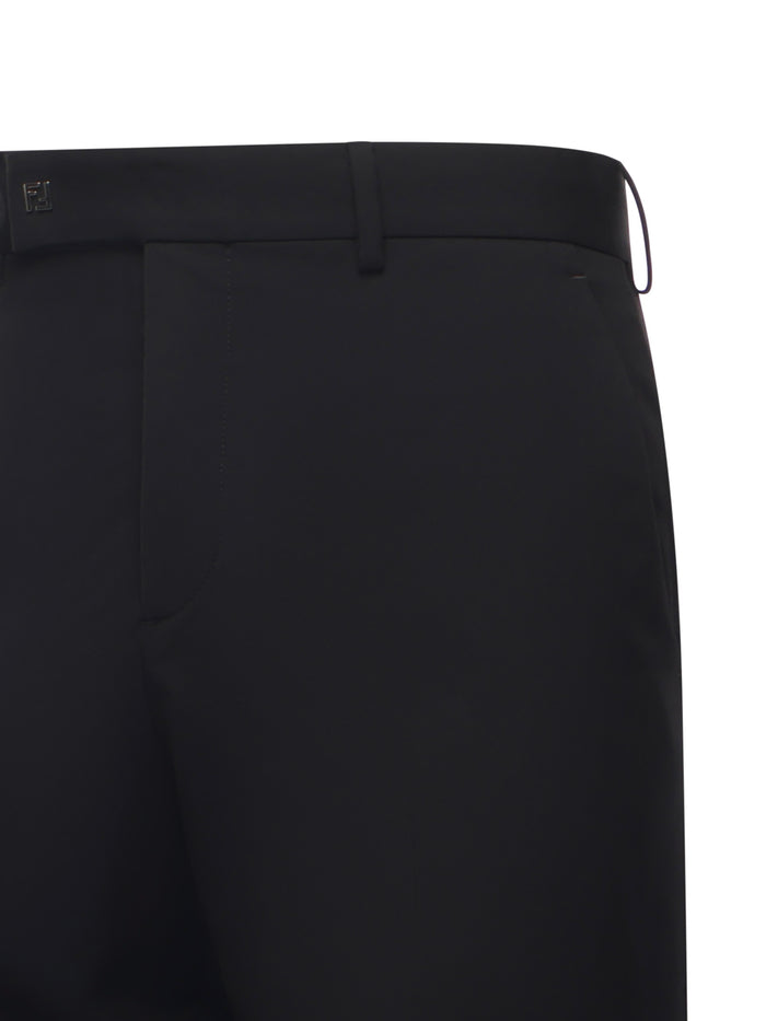 Fendi RTW Black Virgin Wool