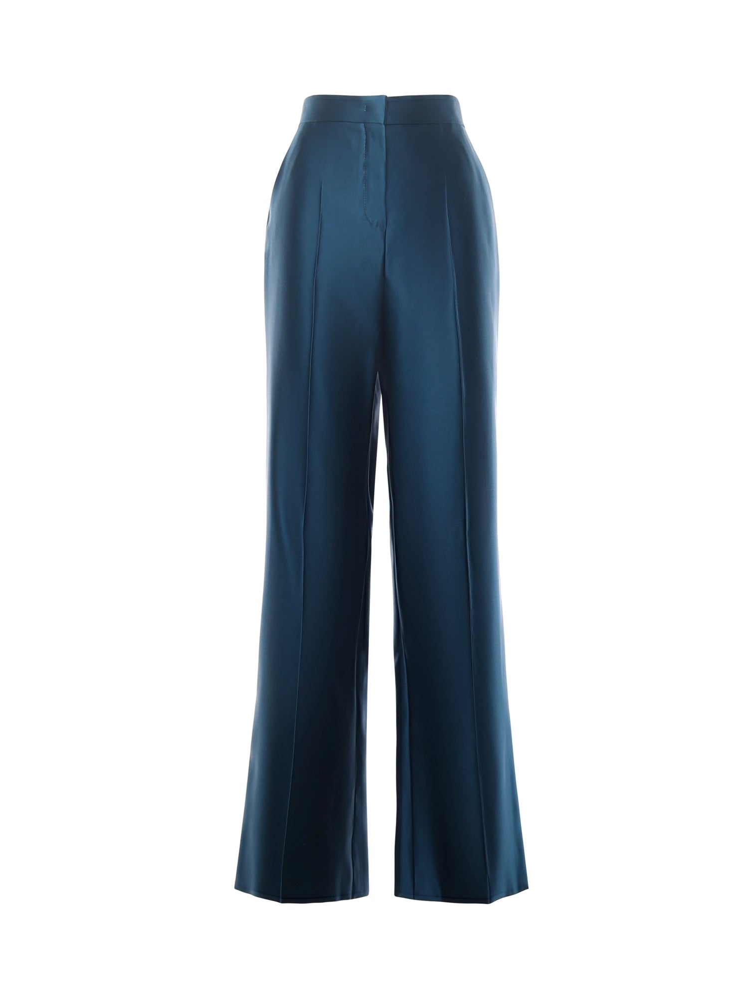 Fendi RTW Teal Blue Silk