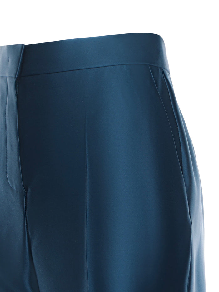 Fendi RTW Teal Blue Silk