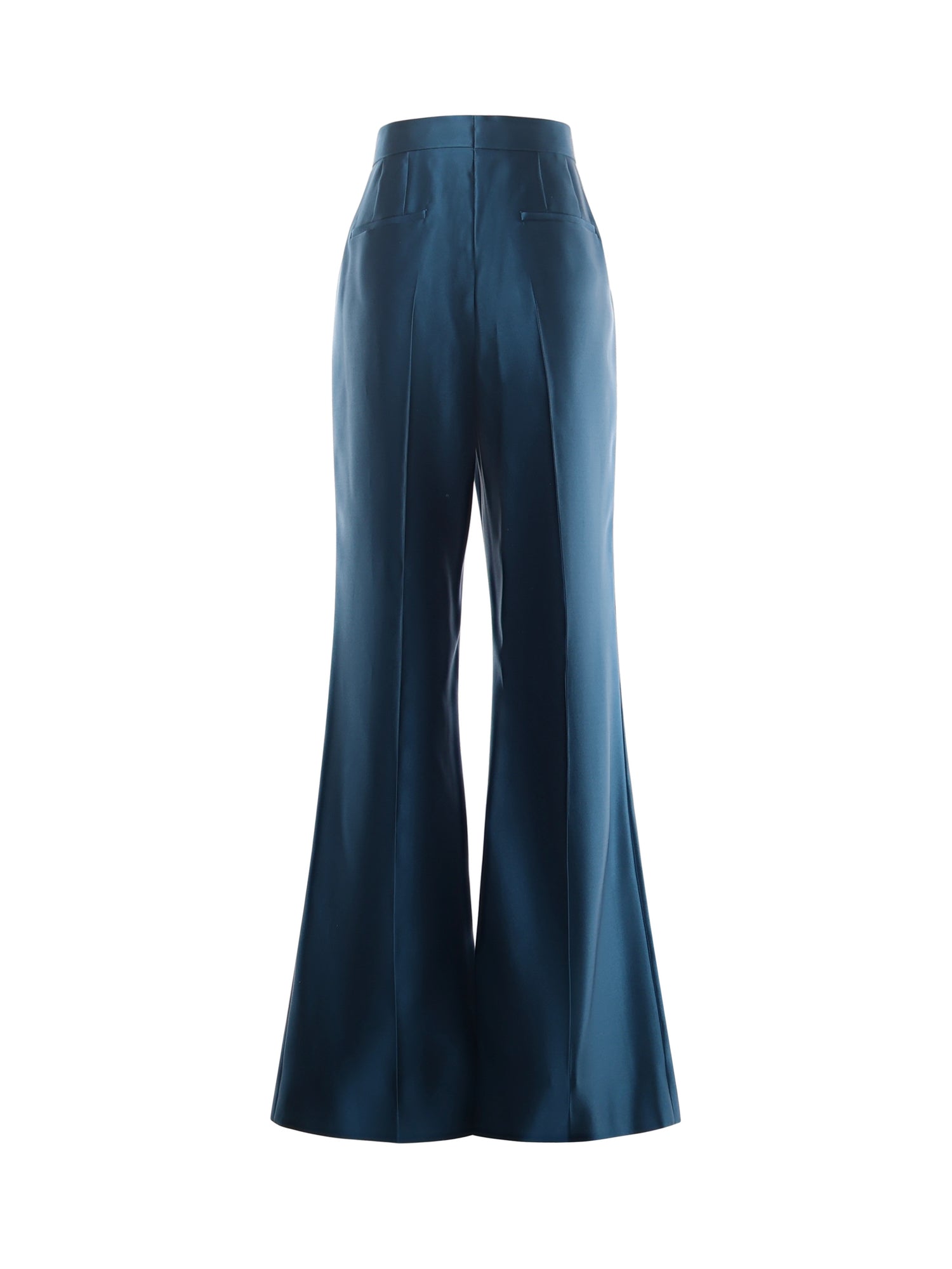 Fendi RTW Teal Blue Silk