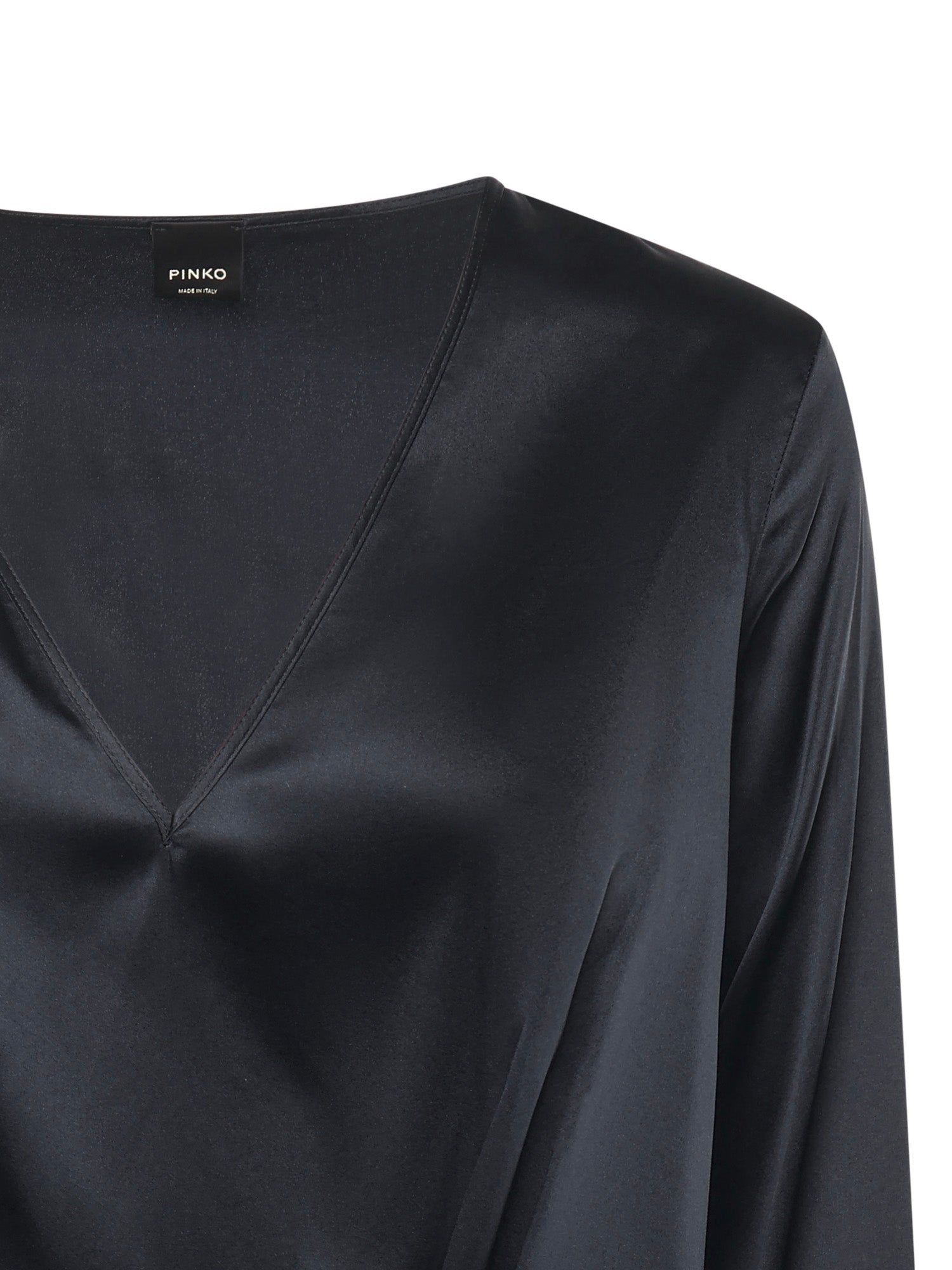 Pinko Shirts Blue Silk