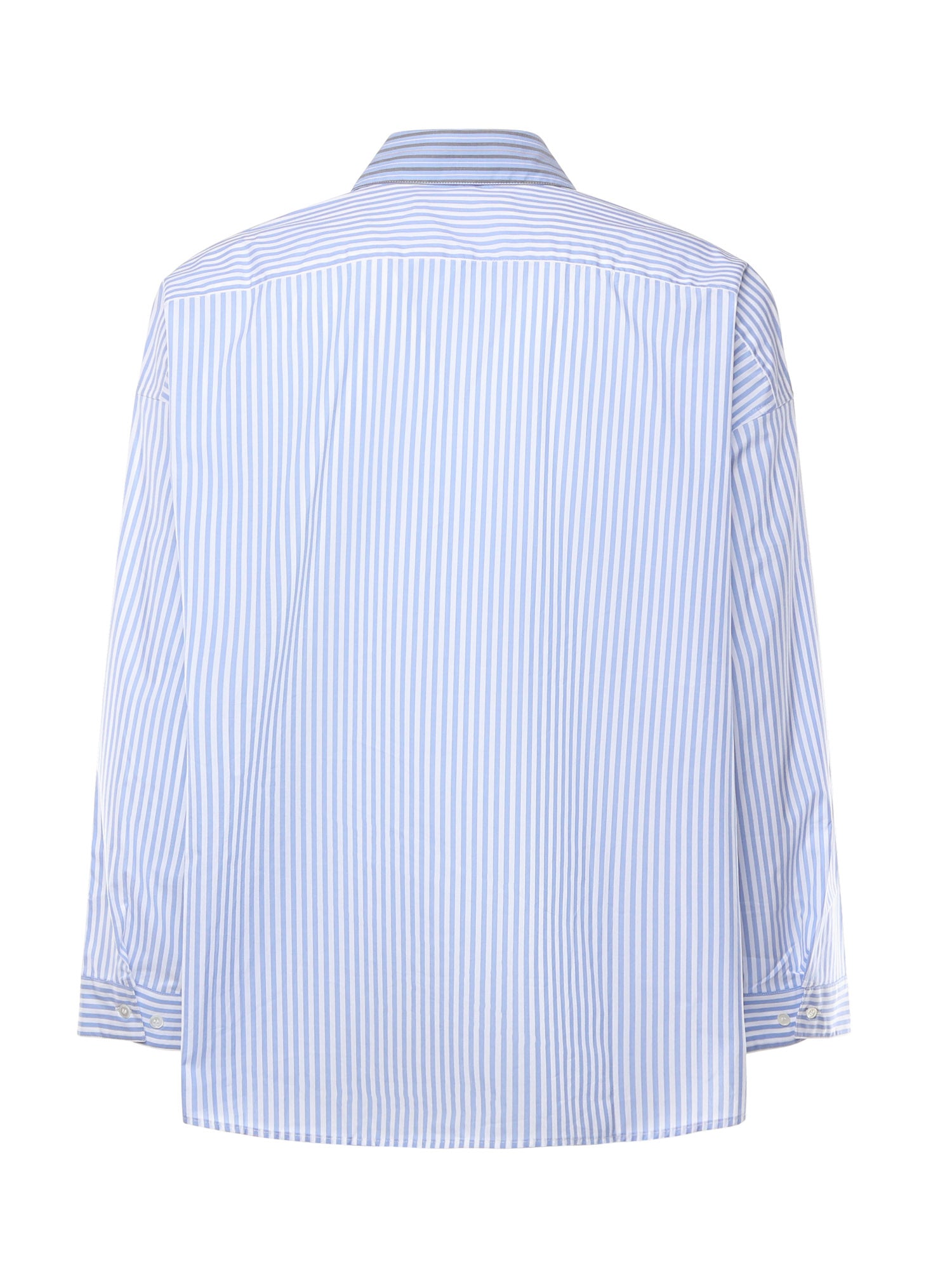 Marni Shirts Irisblue Cotton Woven