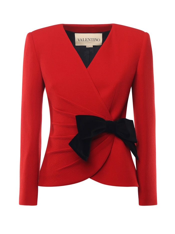 Valentino Garavani Jackets Paris/black Virgin Wool