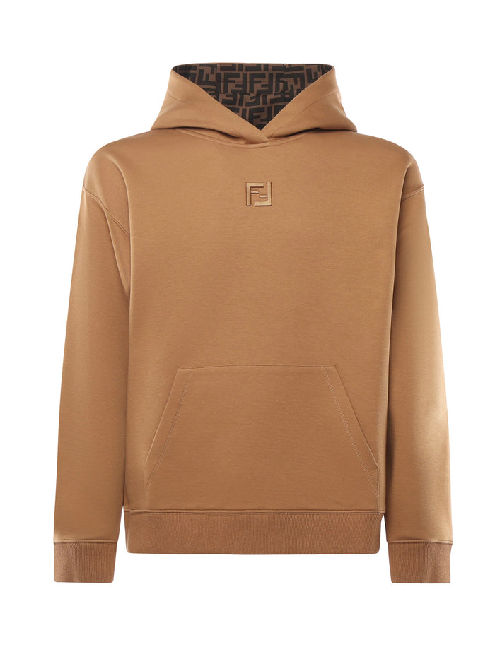 Fendi Sweaters Brown Cotton