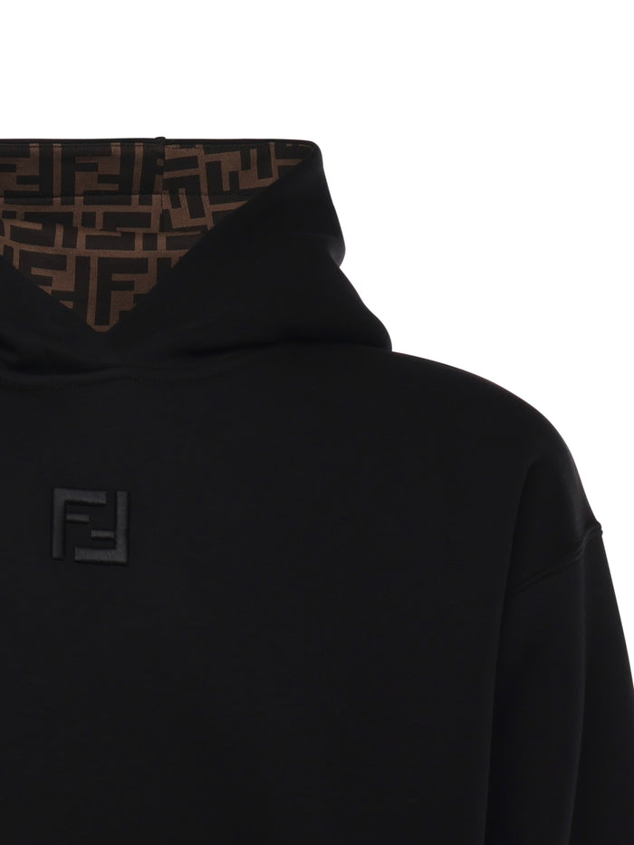 Fendi Sweaters Black Cotton