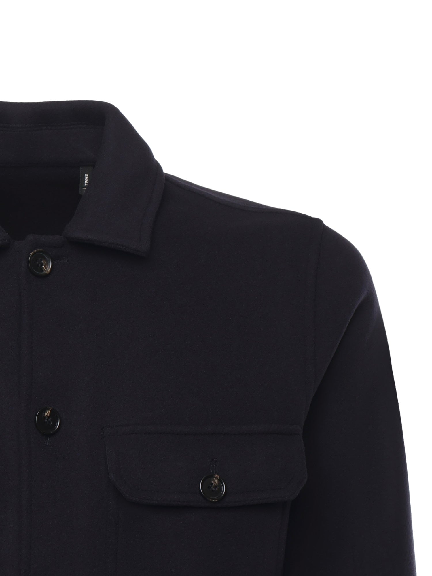 Hogan Shirts Blue Virgin Wool