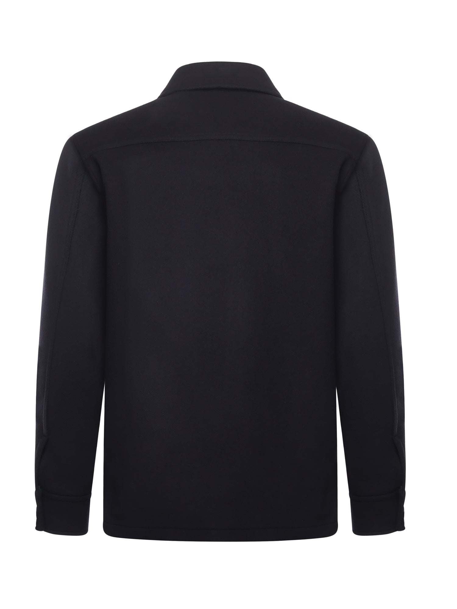 Hogan Shirts Blue Virgin Wool