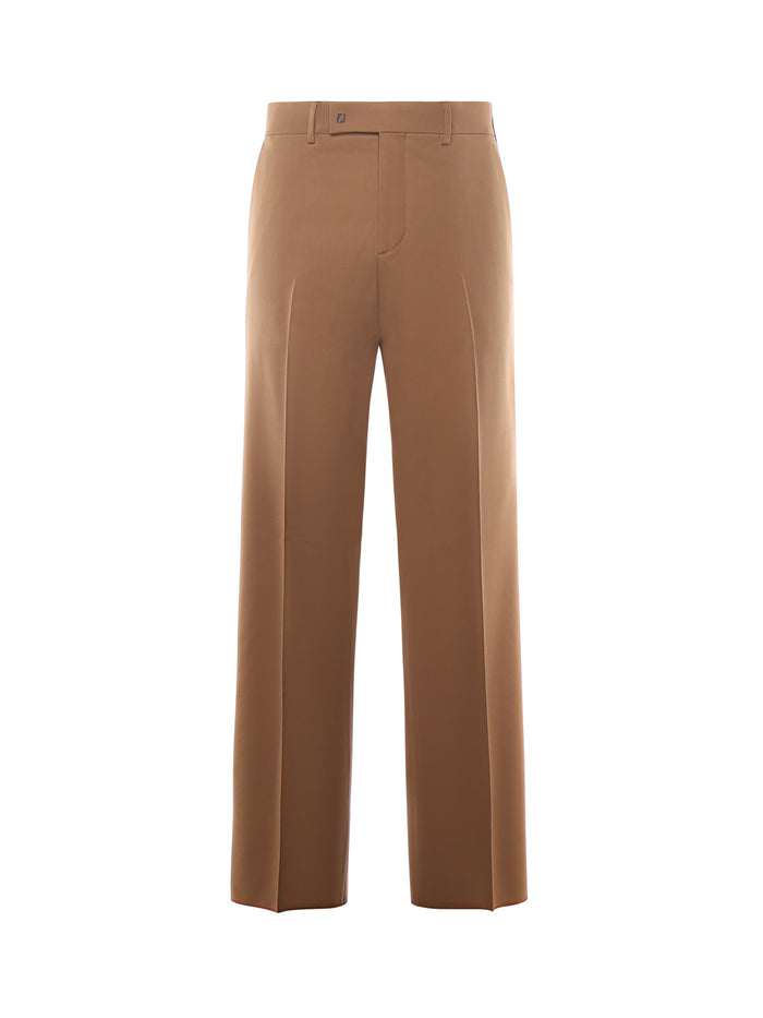 Fendi Rtw Brown Virgin Wool