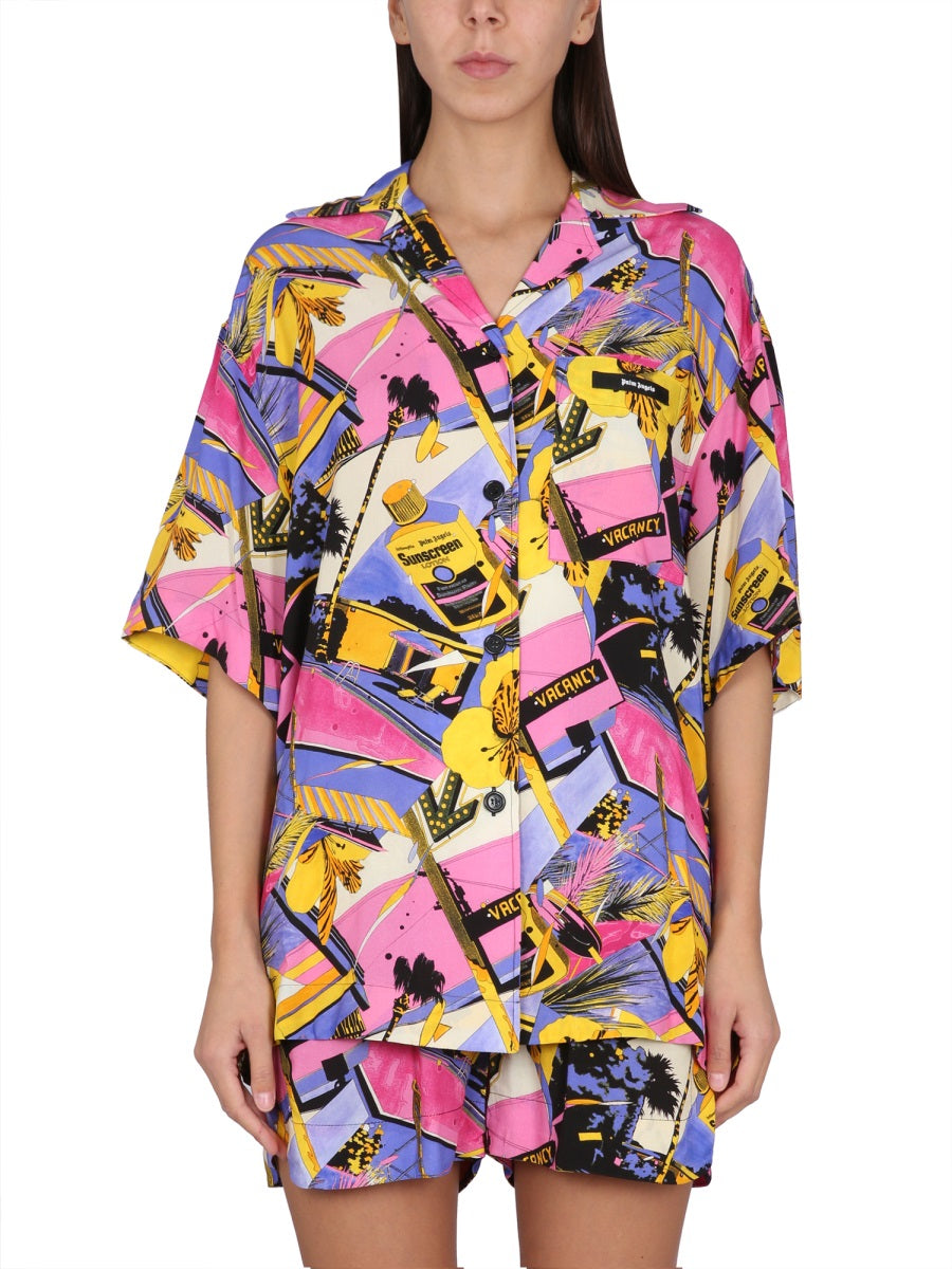 Miami Mix Print Shirt Multicolour