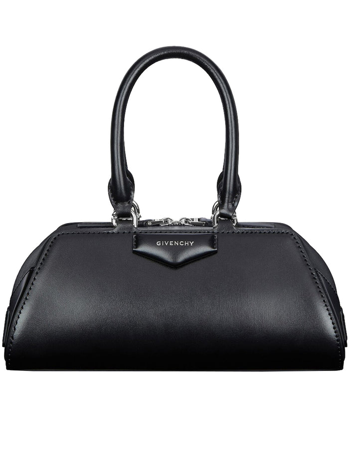 Antigona East West Mini Bag Black Calf Leather | Borsa