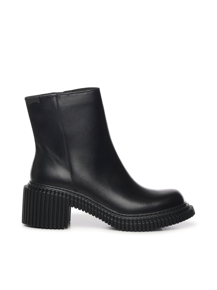 Camper Boots Black Calfskin