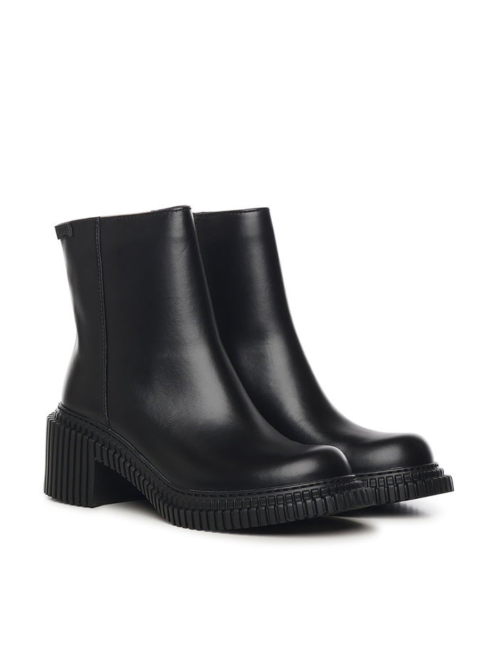 Camper Boots Black Calfskin