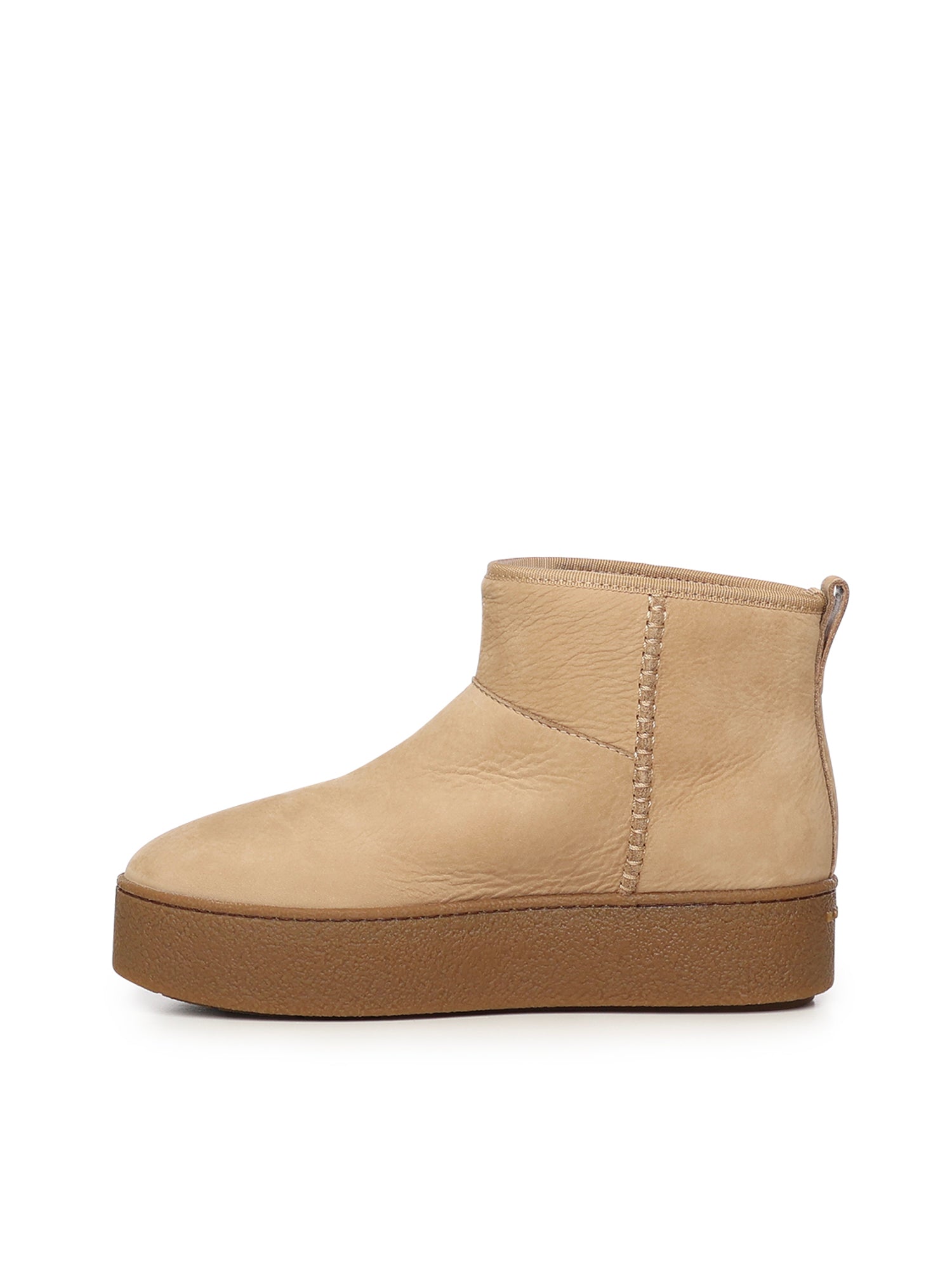 Hogan Boots Beige Calfskin