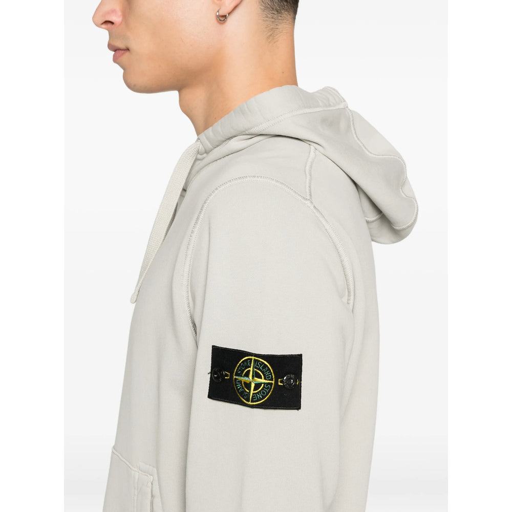 Sweatshirt Stone Island Grey Organic Cotton: 100. Sweatshirts