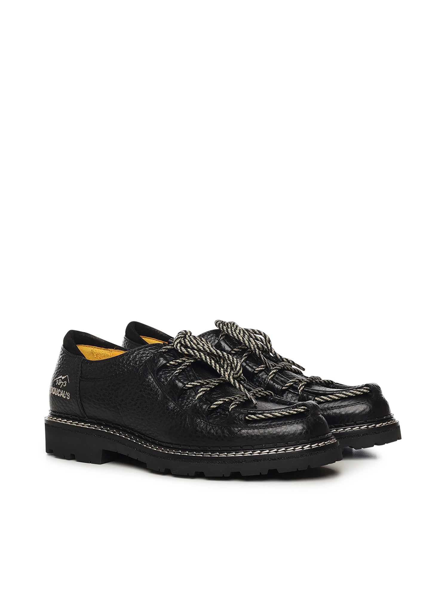 Doucals Flat Shoes Black Calfskin