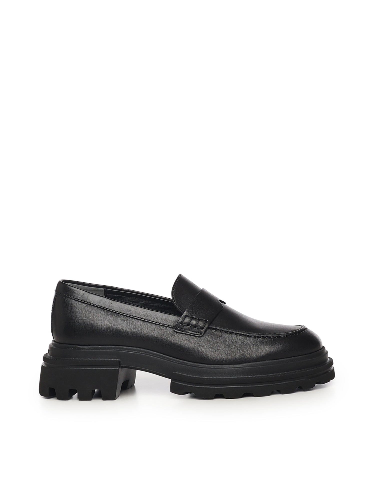 Hogan Flat shoes Black Calfskin