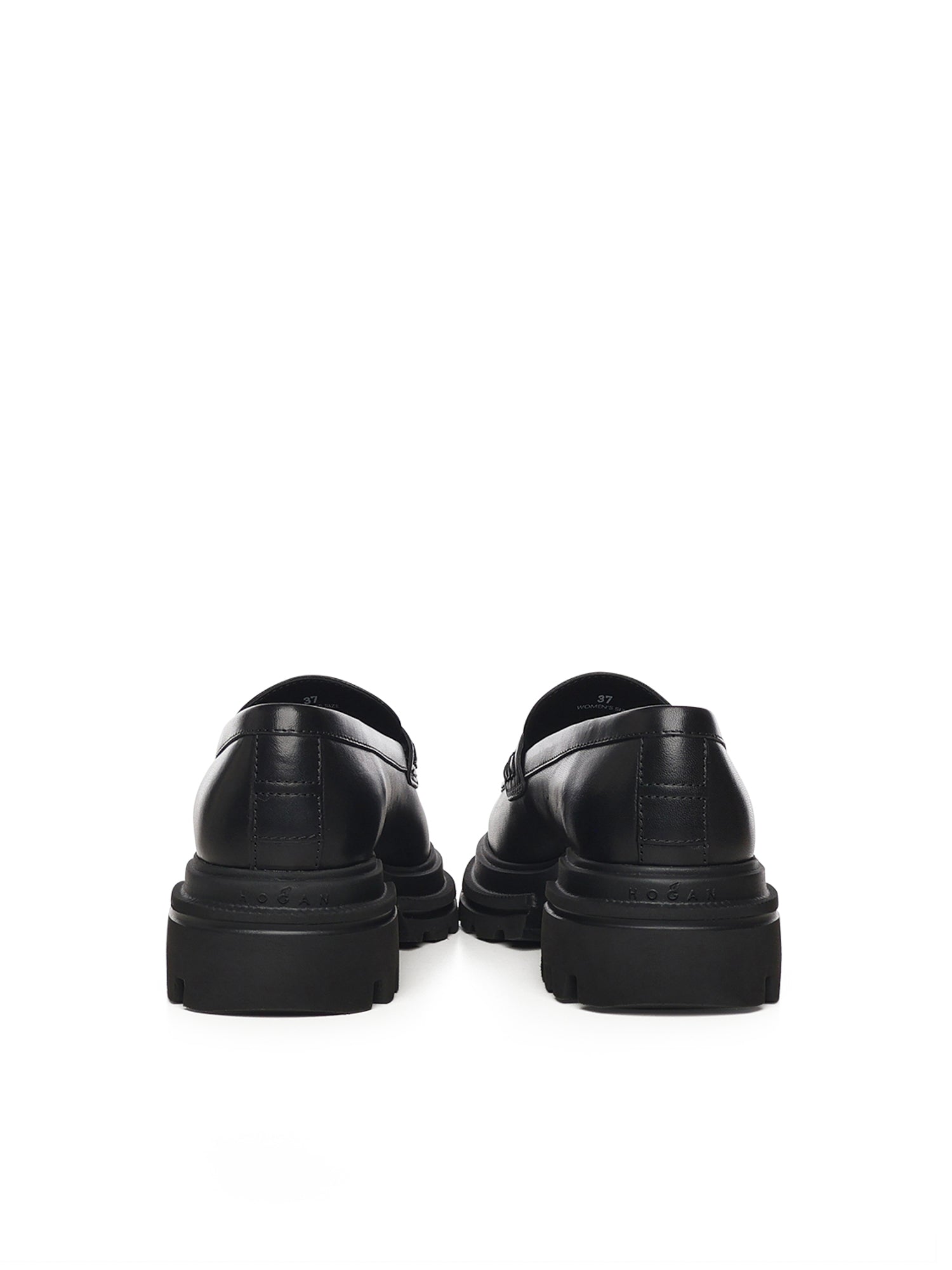 Hogan Flat shoes Black Calfskin
