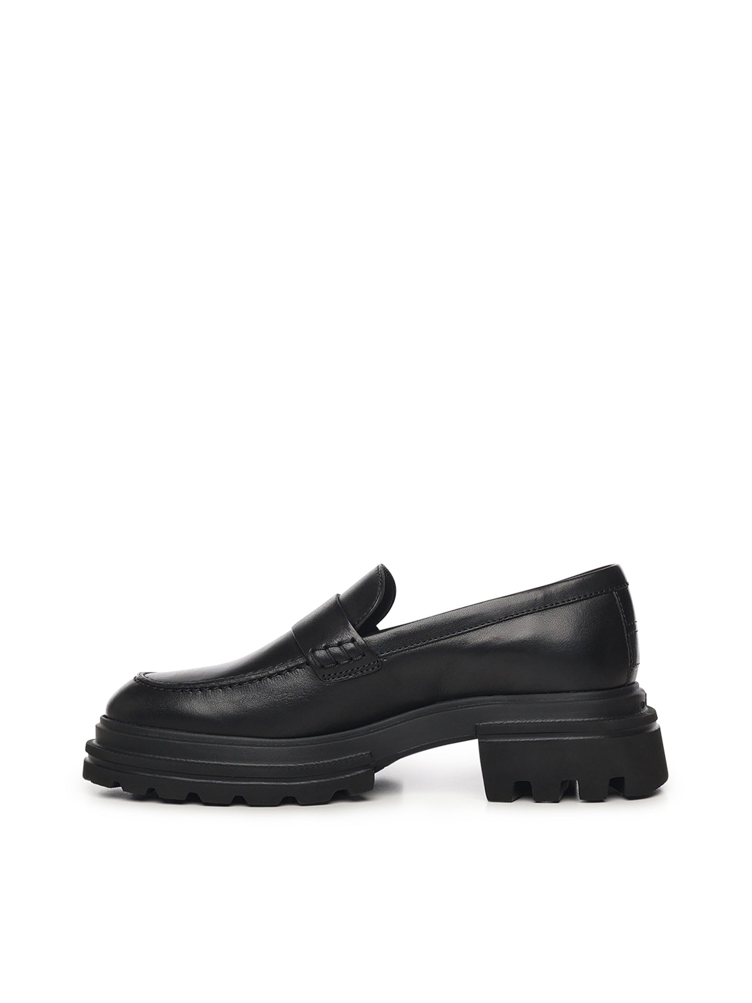 Hogan Flat shoes Black Calfskin