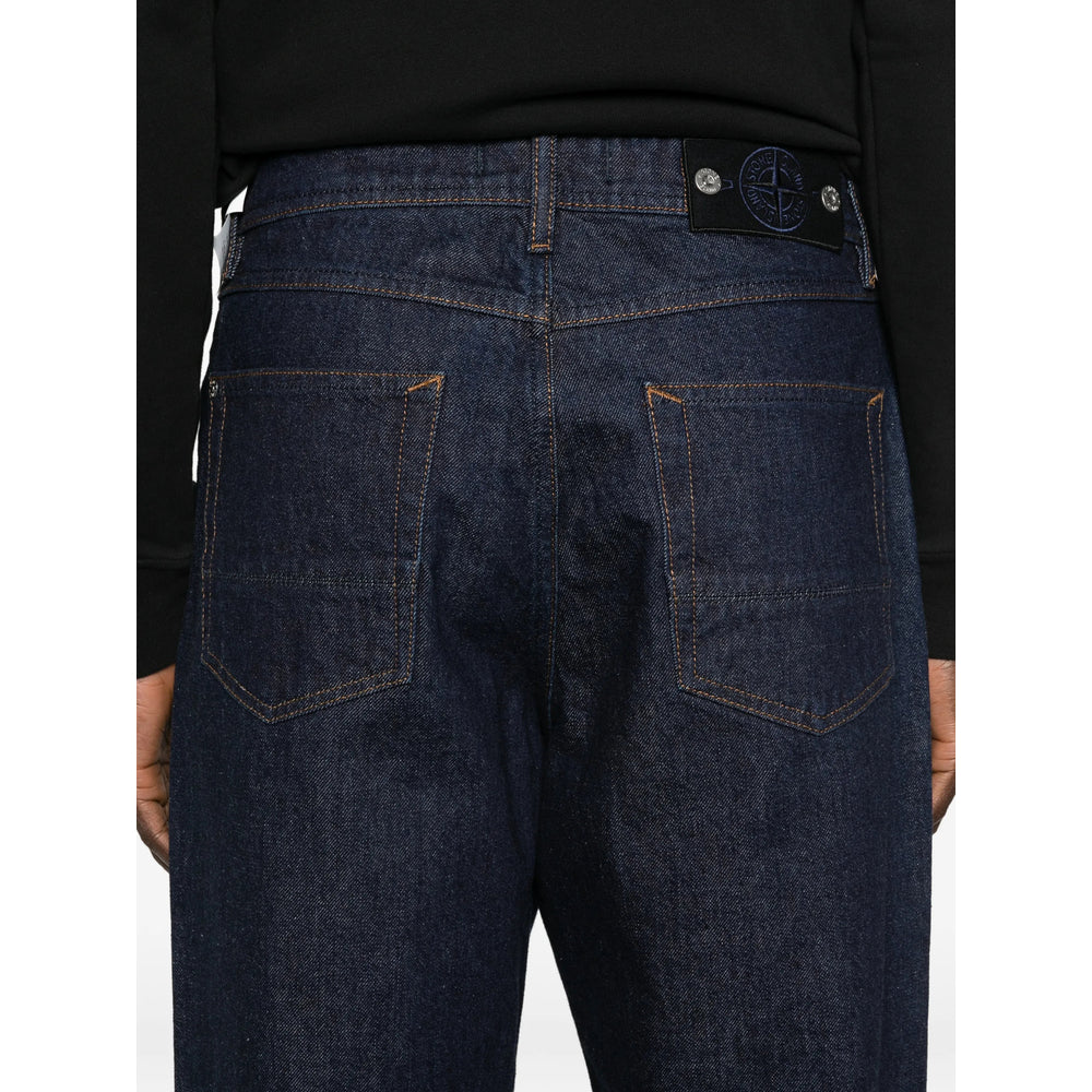 Jeans Stone Island Blue Cotton: 100