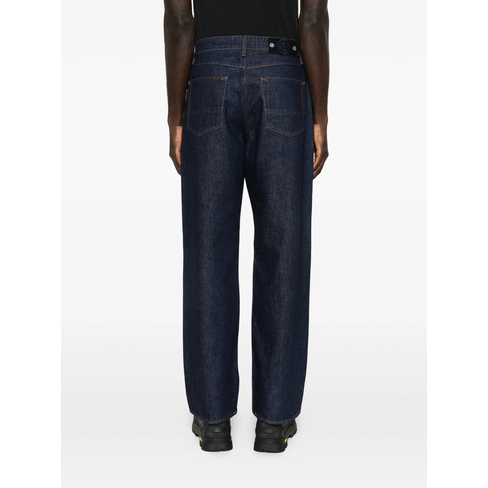 Jeans Stone Island Blue Cotton: 100