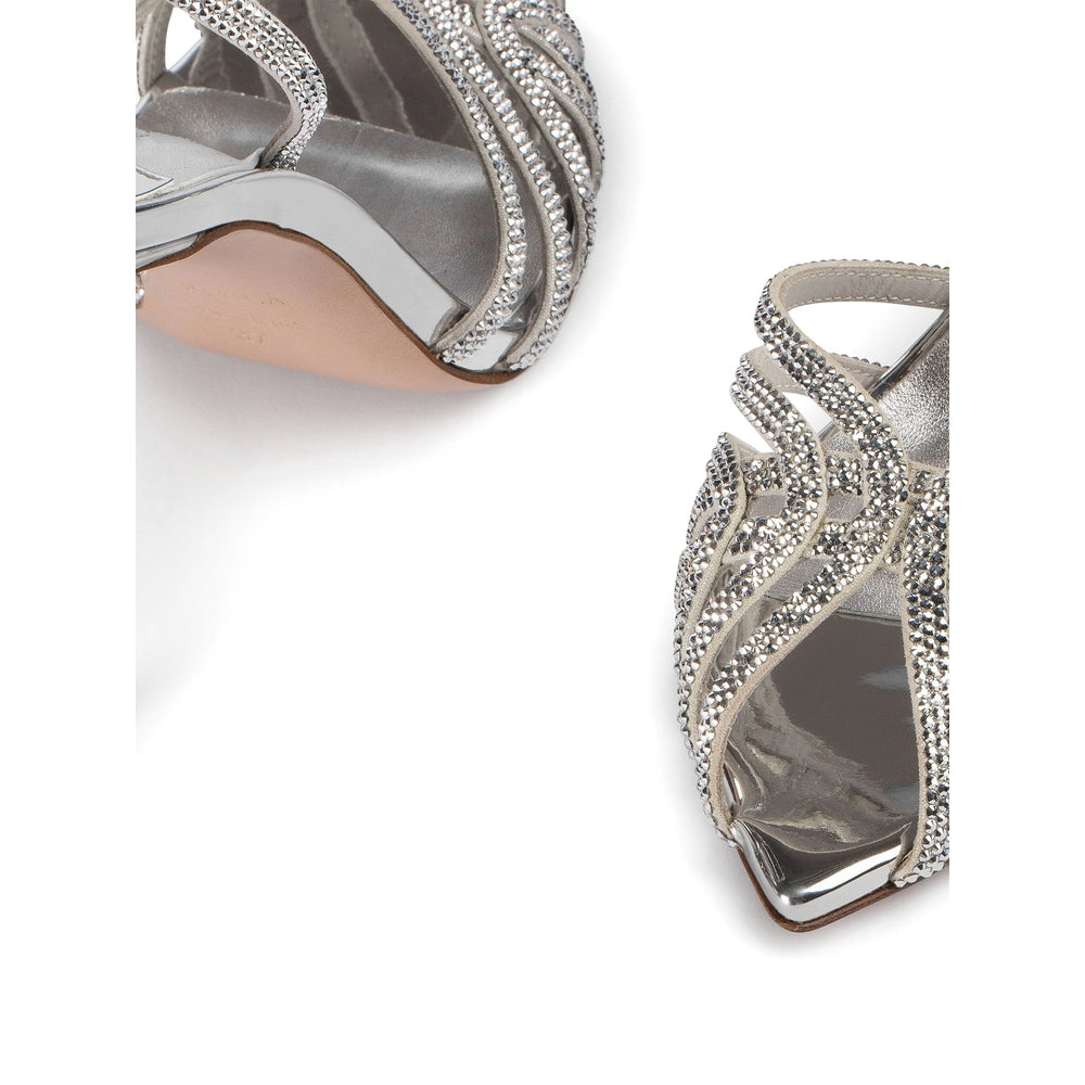 Shoes Le Silla Silver Other Fibres: 100