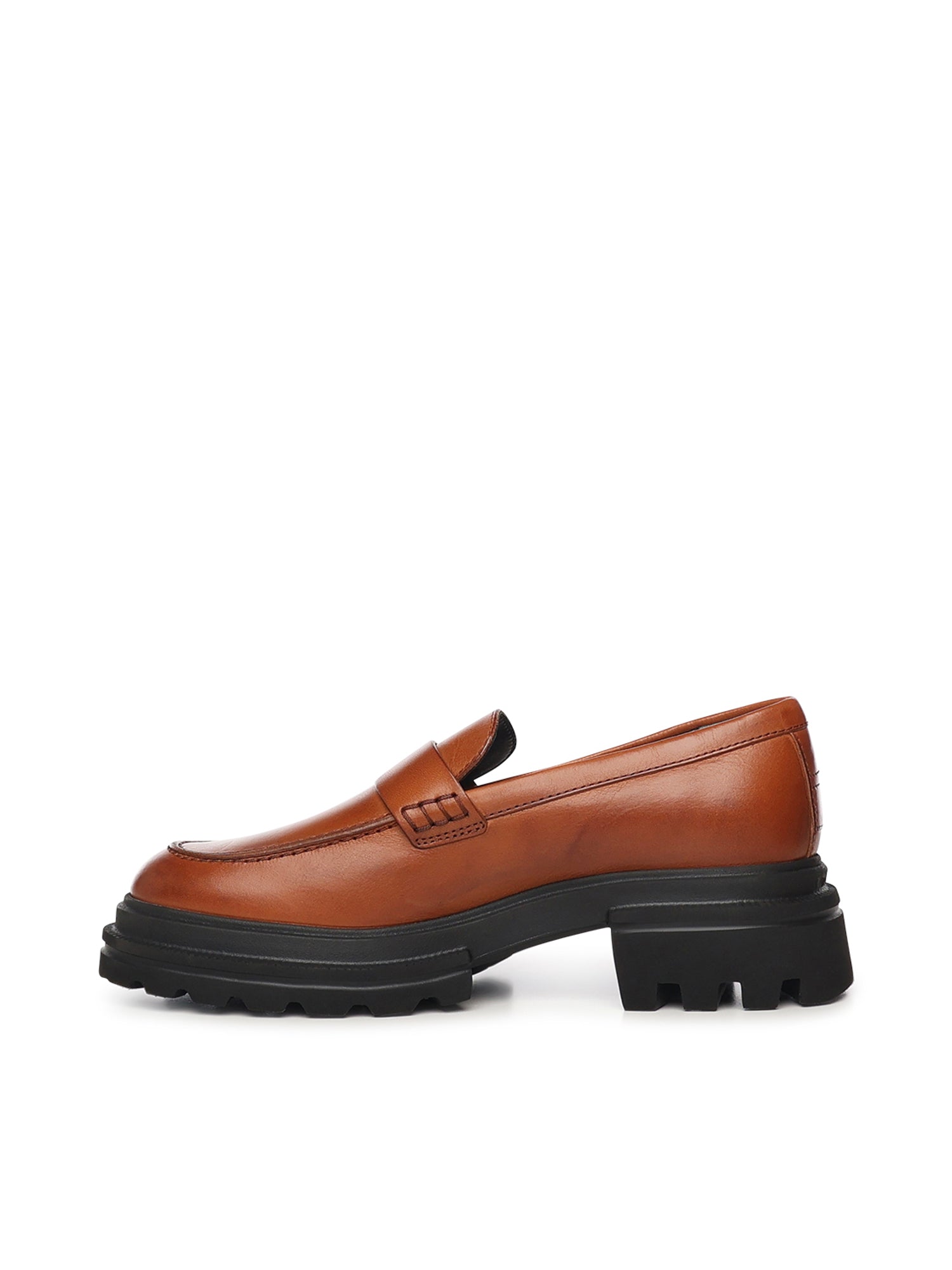 Hogan Flat shoes Brown Calfskin