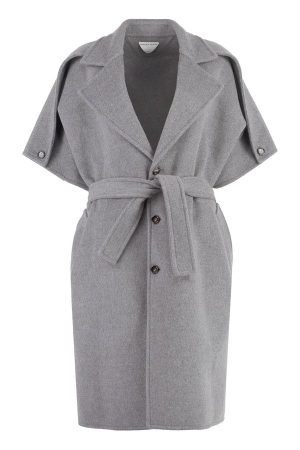 Wool And Cashmere Coat Grey