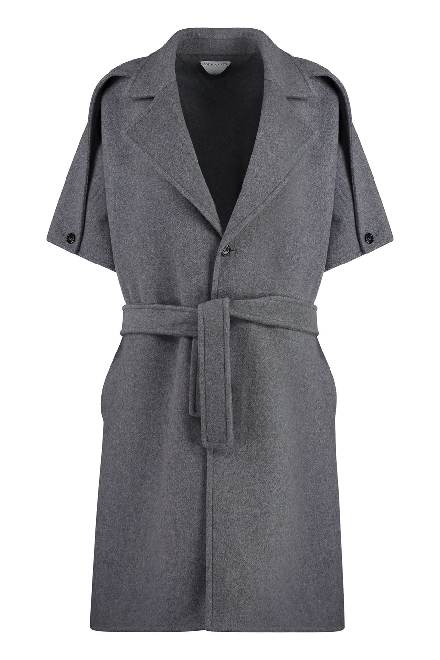 Coat Wool And Cashmere Light Grey