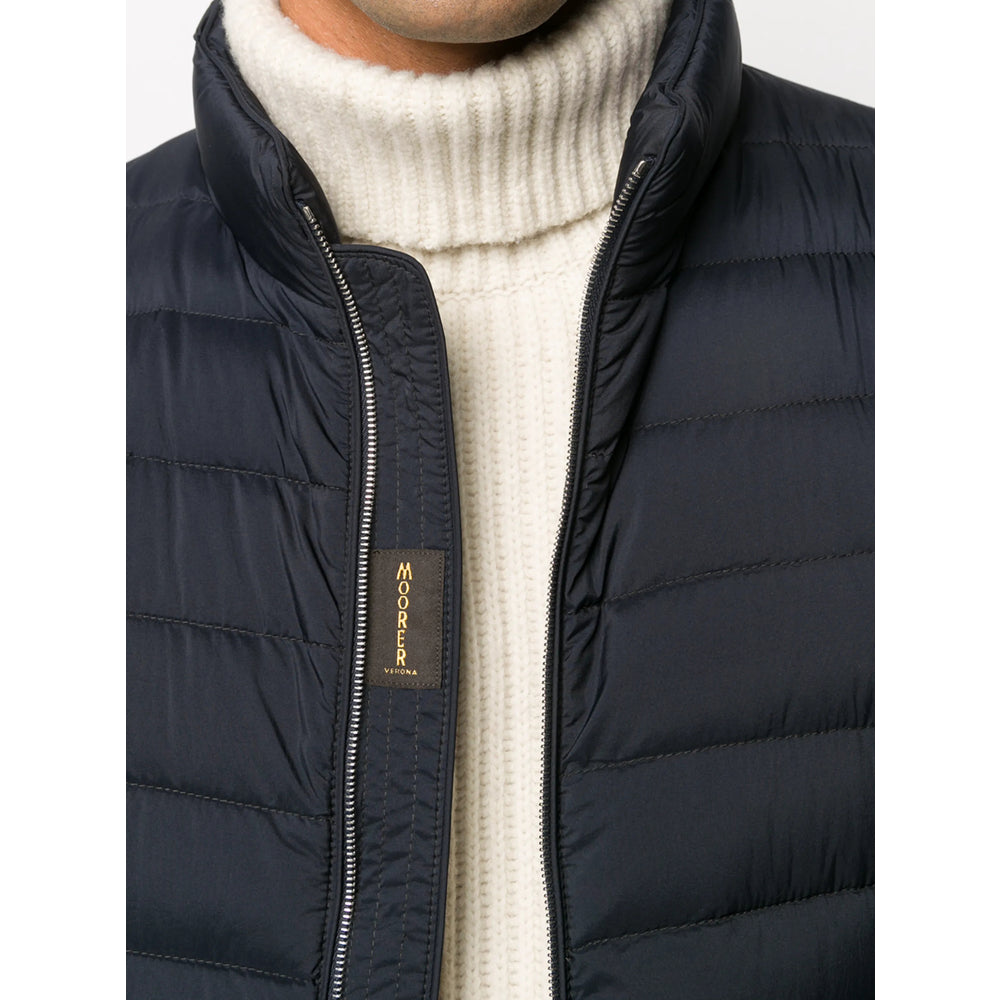 Outwear Waistcoat Moorer Blue Polyamide: Waistcoats