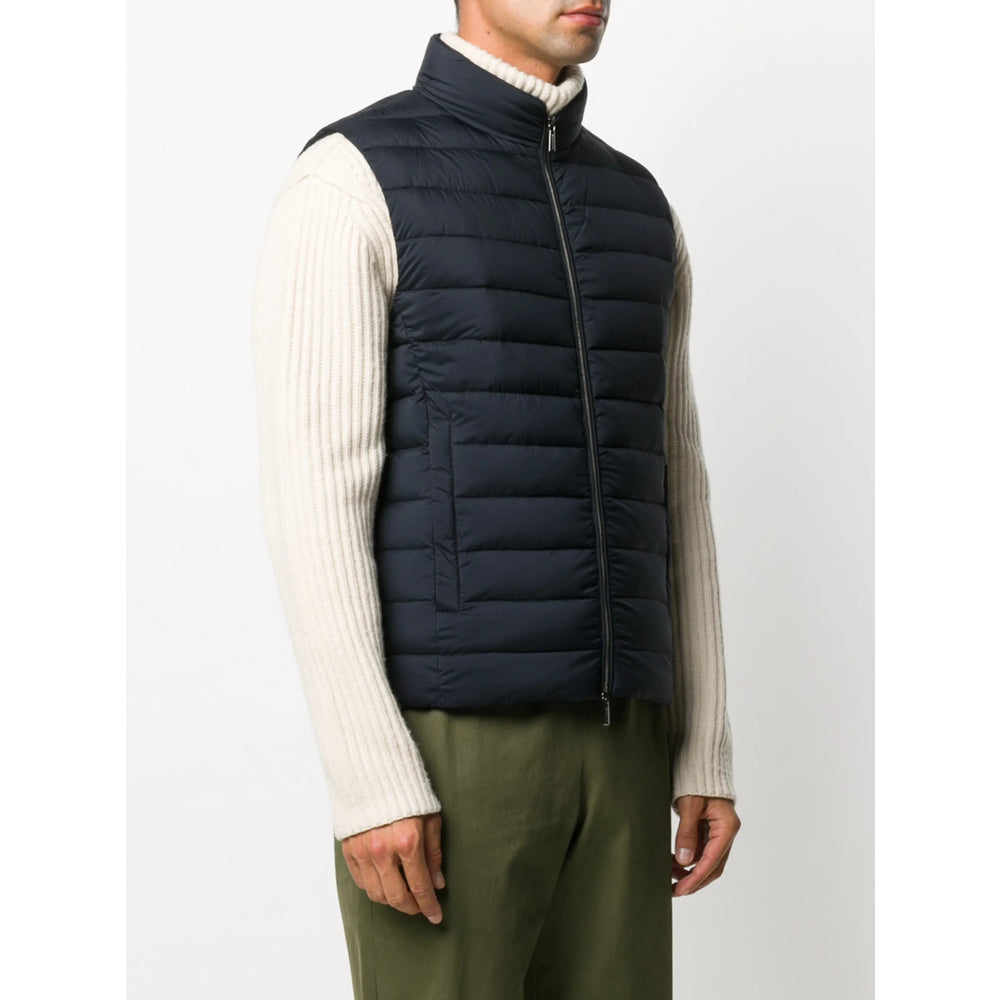 Outwear Waistcoat Moorer Blue Polyamide: Waistcoats
