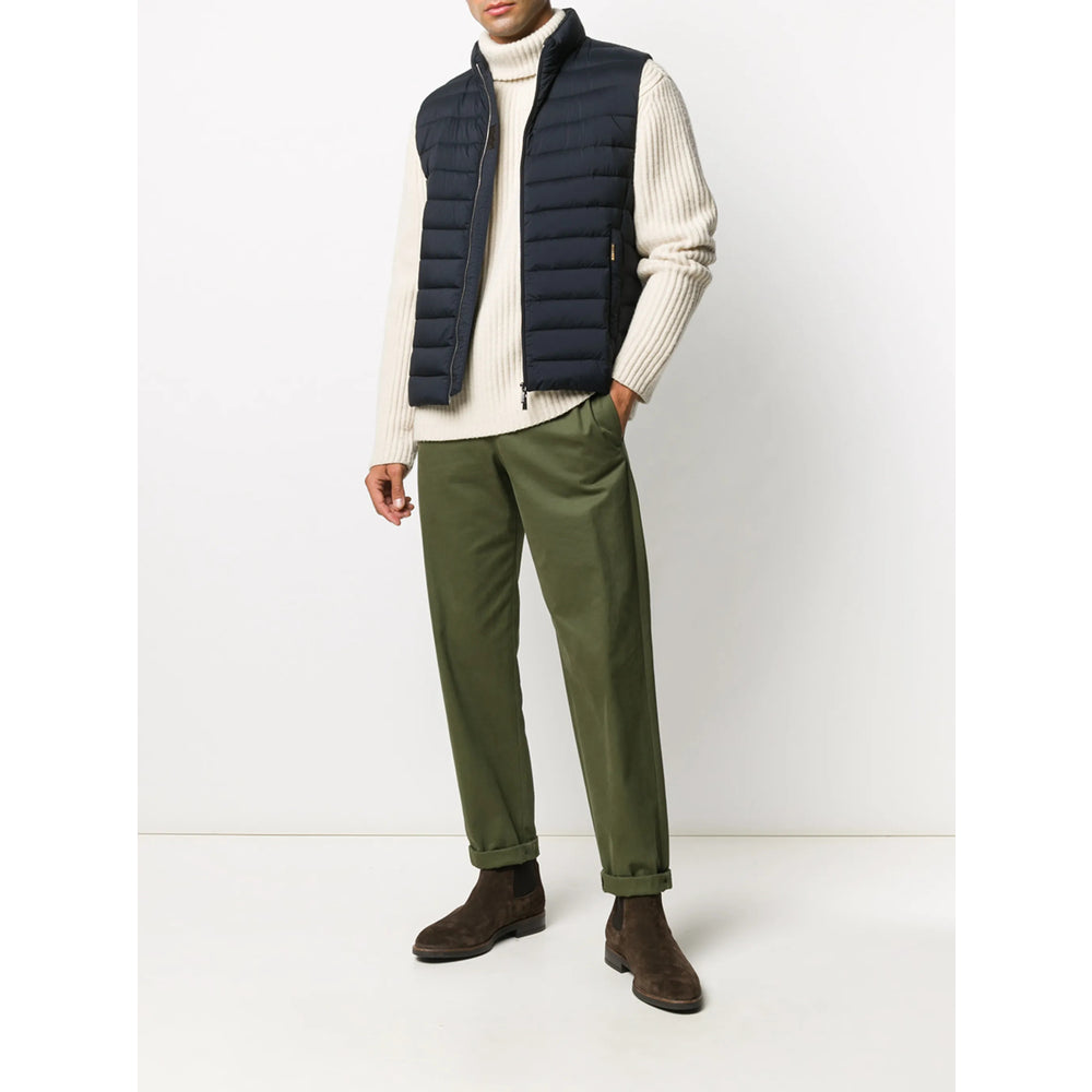 Outwear Waistcoat Moorer Blue Polyamide: Waistcoats