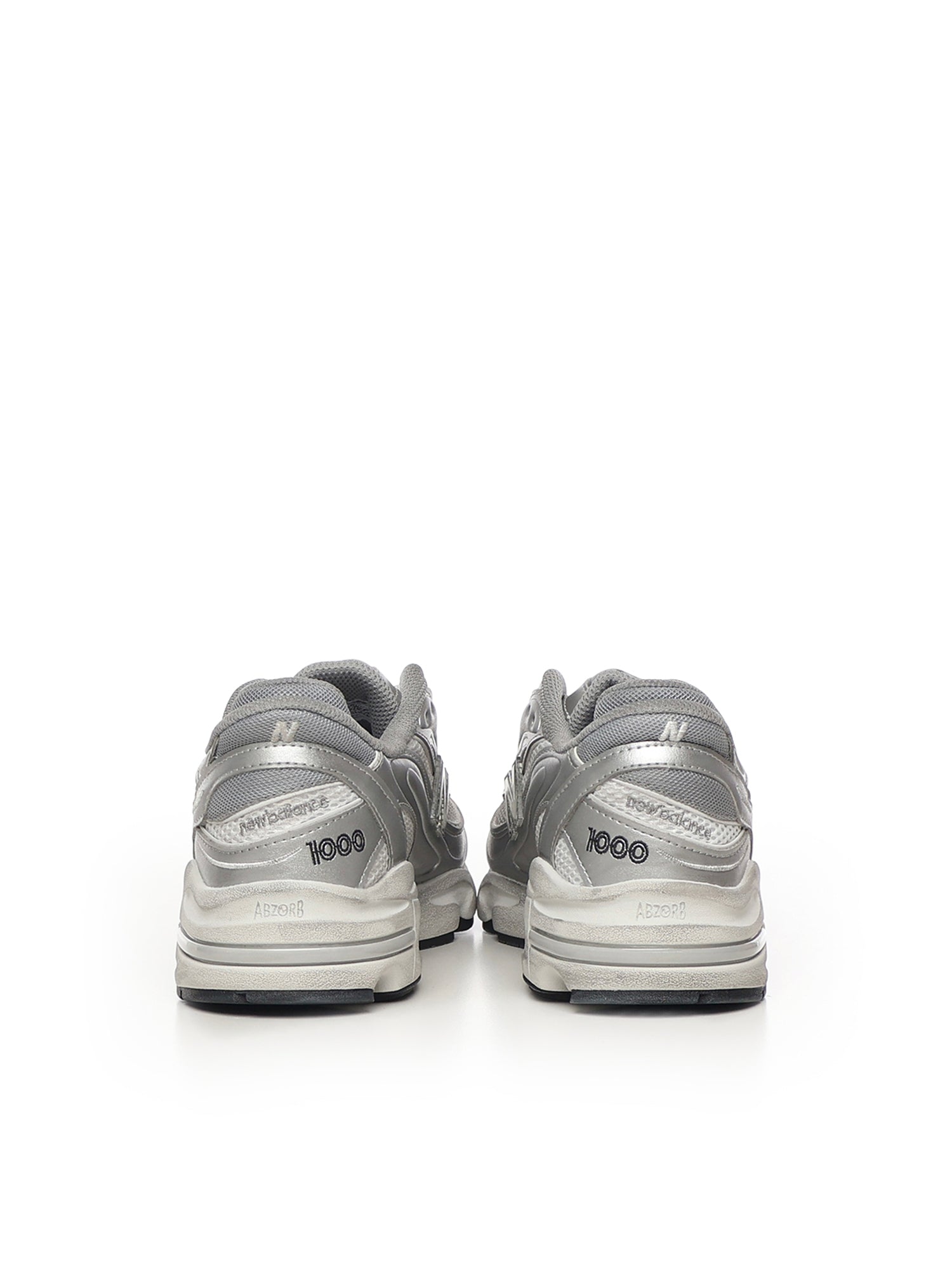 New Balance Sneakers Silver Metallic Synthetic/mesh