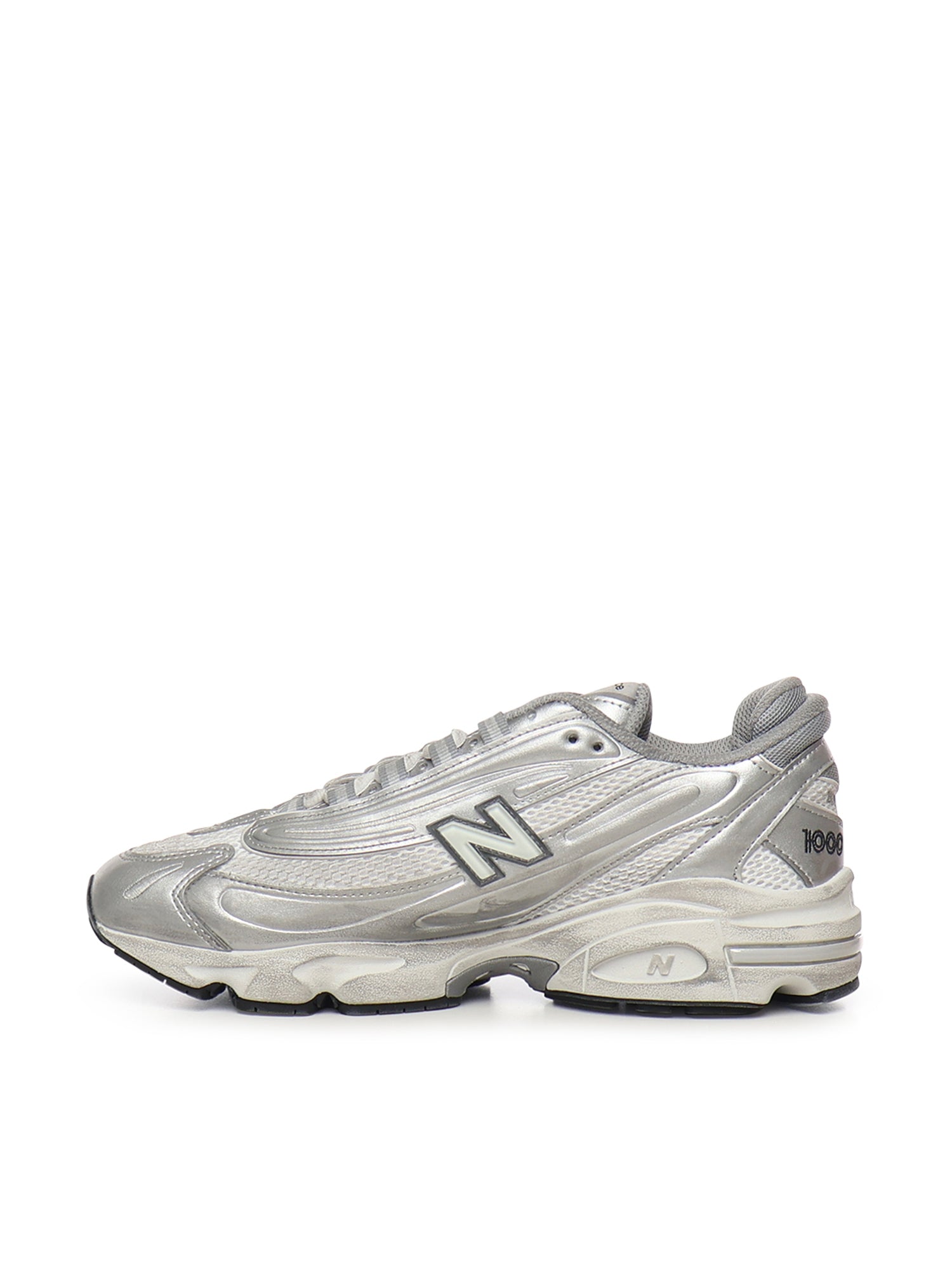 New Balance Sneakers Silver Metallic Synthetic/mesh