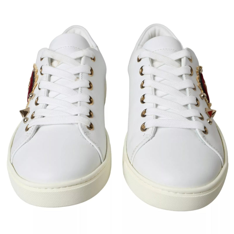 Dolce & Gabbana 100% Calf Leather sneaker in white