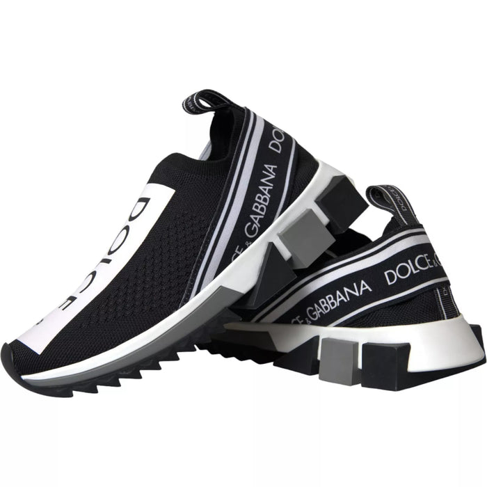 Dolce & Gabbana 70% Polyester sneaker in black — view 2